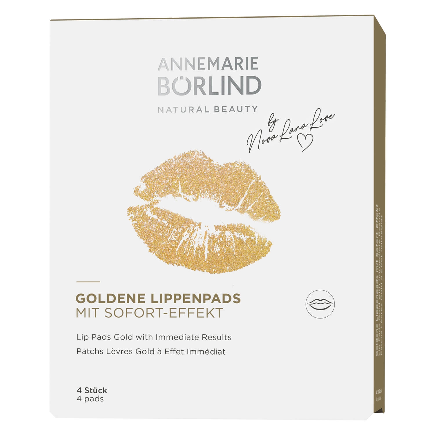 Produktbild von Annemarie Börlind Masks - Goldene Lippenpads mit Sofort-Effekt