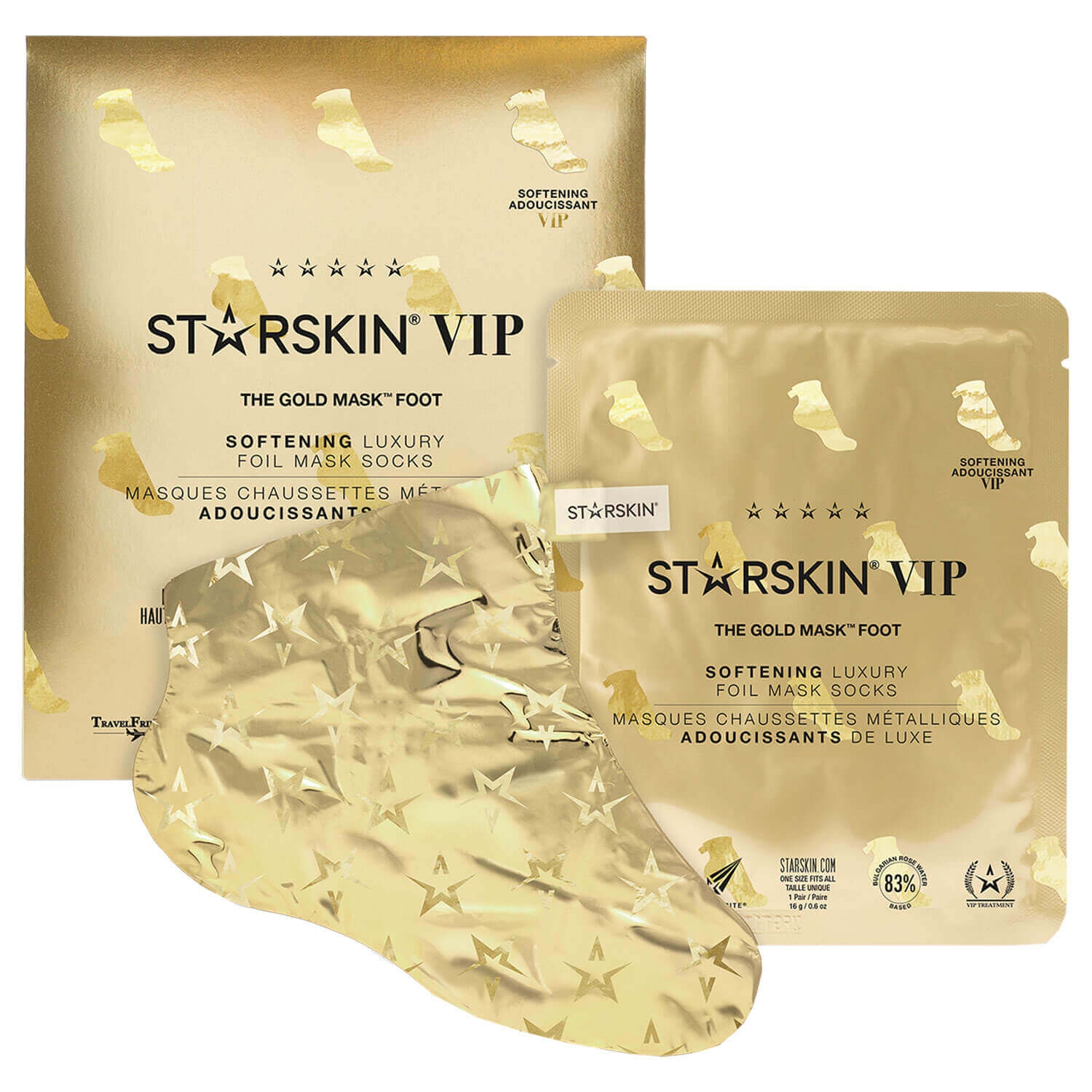 Produktbild von STARSKIN - VIP The Gold Softening Foot Mask