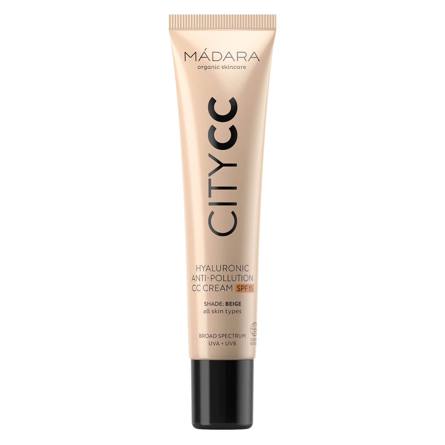 Product image from MÁDARA Care - CITYCC Hyaluronic Anti-Pollution CC Cream Beige SPF15