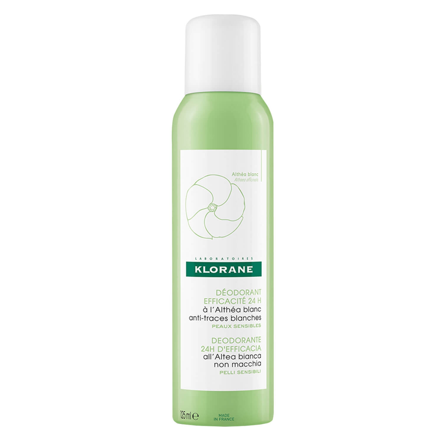 Produktbild von KLORANE Skincare - Deodorant Weisse Malve Spray