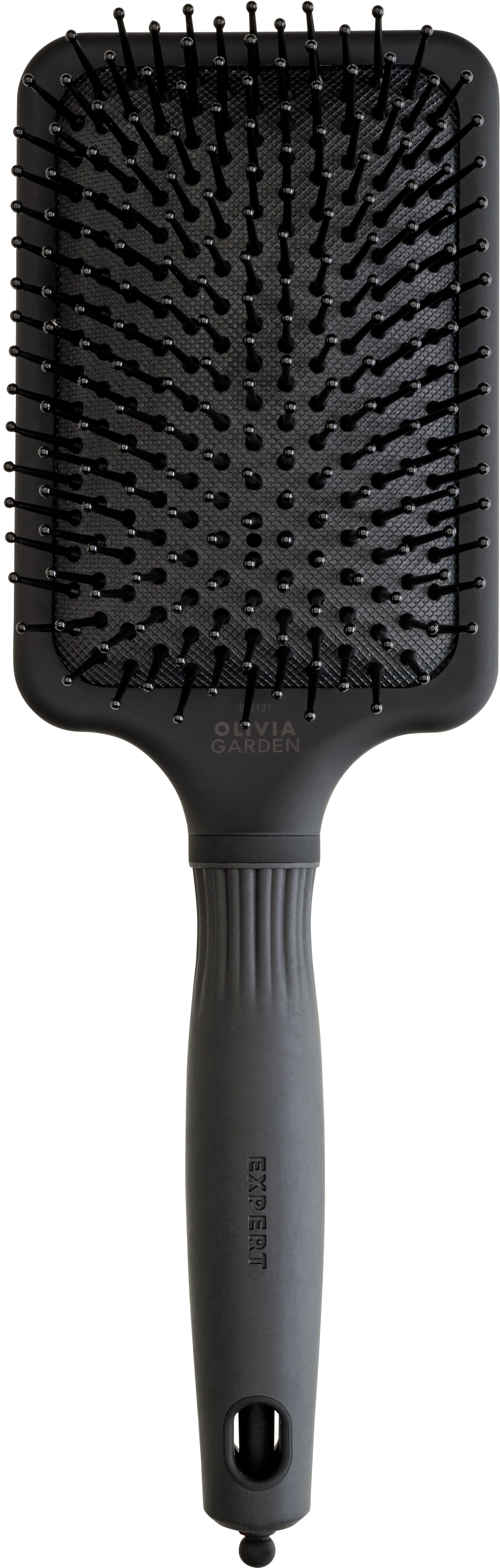 Product image from Olivia Garden - EXPERT CARE RECTANGULAR Nylon Bristle BlackLabel L