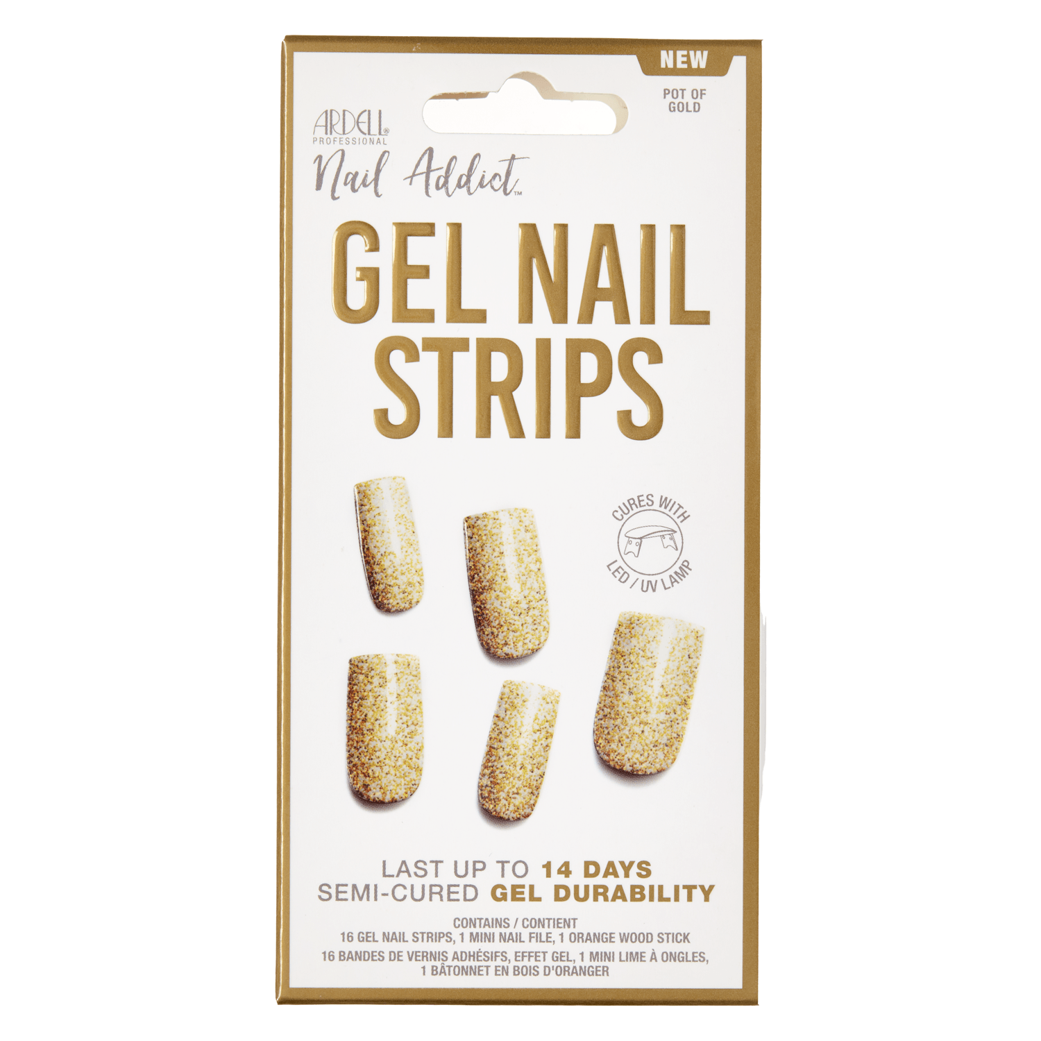 Image du produit de Nail Addict - Gel Nail Strips Pot Of Gold