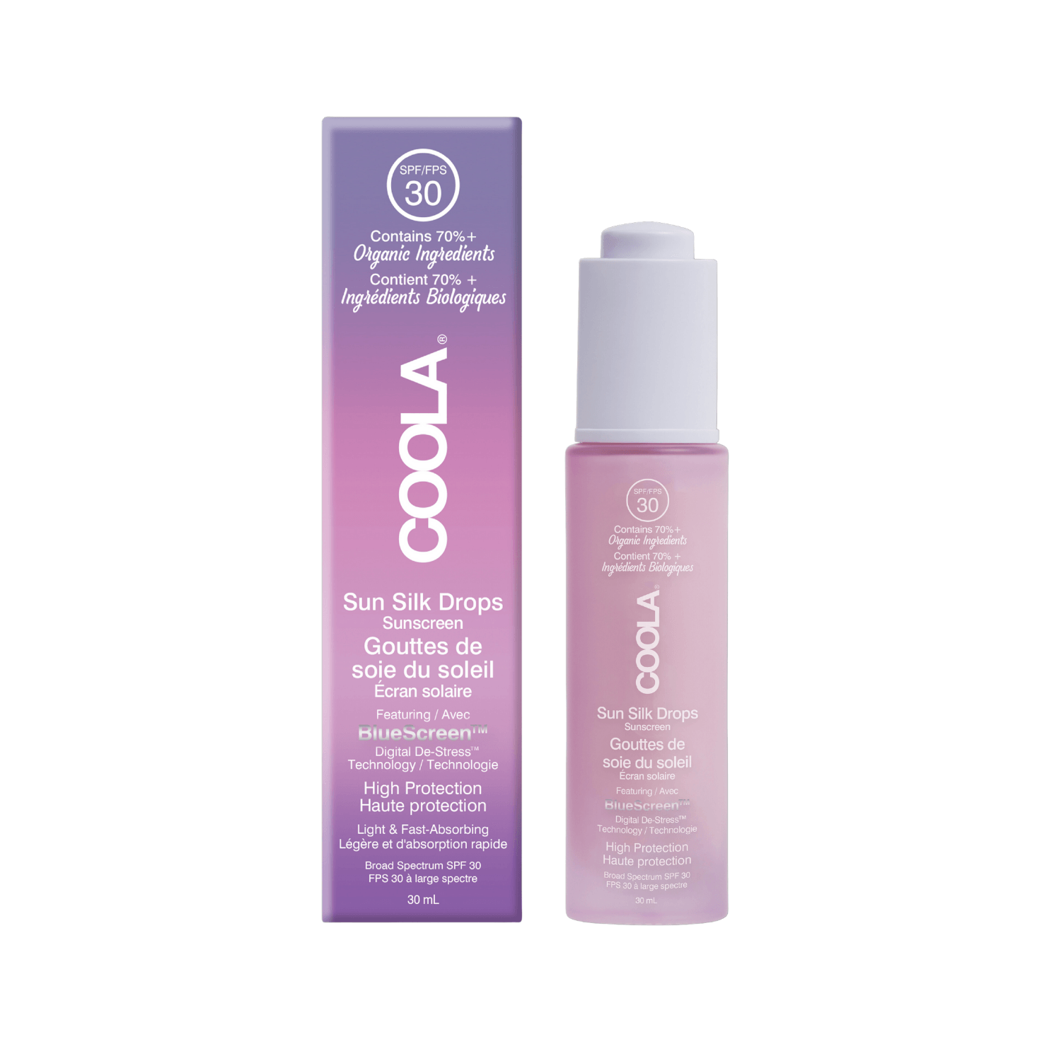 Produktbild von COOLA - Full Spectrum 360° Sun Silk Drops Organic Face Sunscreen SPF30