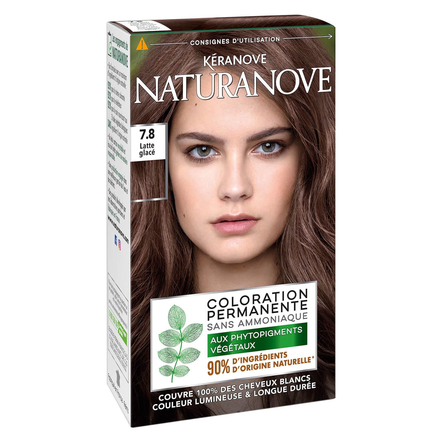 Naturanove - Dauerhafte Haarfarbe Iced Cafe Latte 7.8