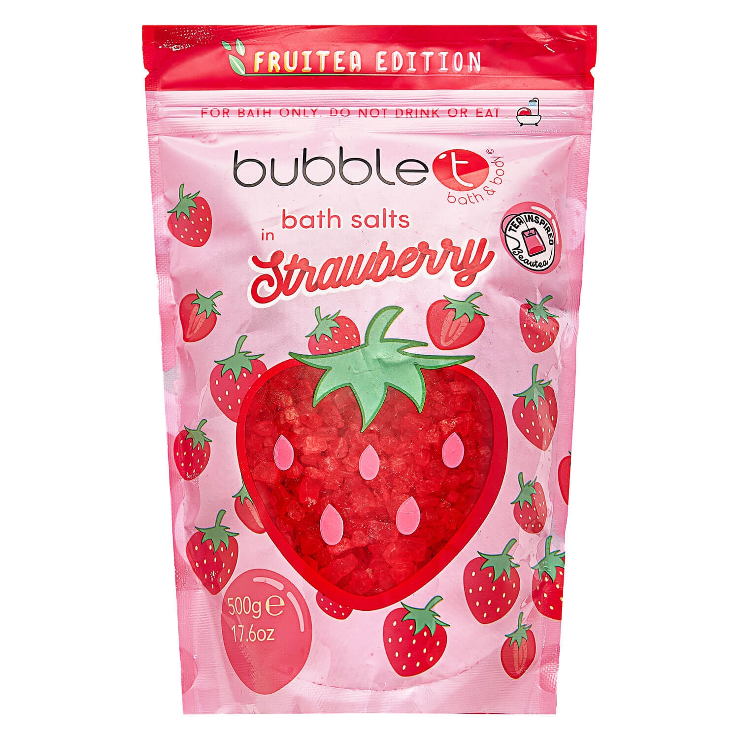 Product image from bubble t - Fruitea Bath Salts Strawberry