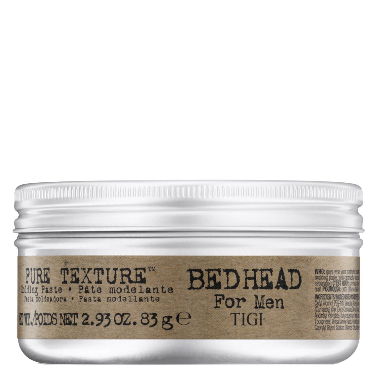 Image du produit de Bed Head For Men - Pure Texture Molding Paste