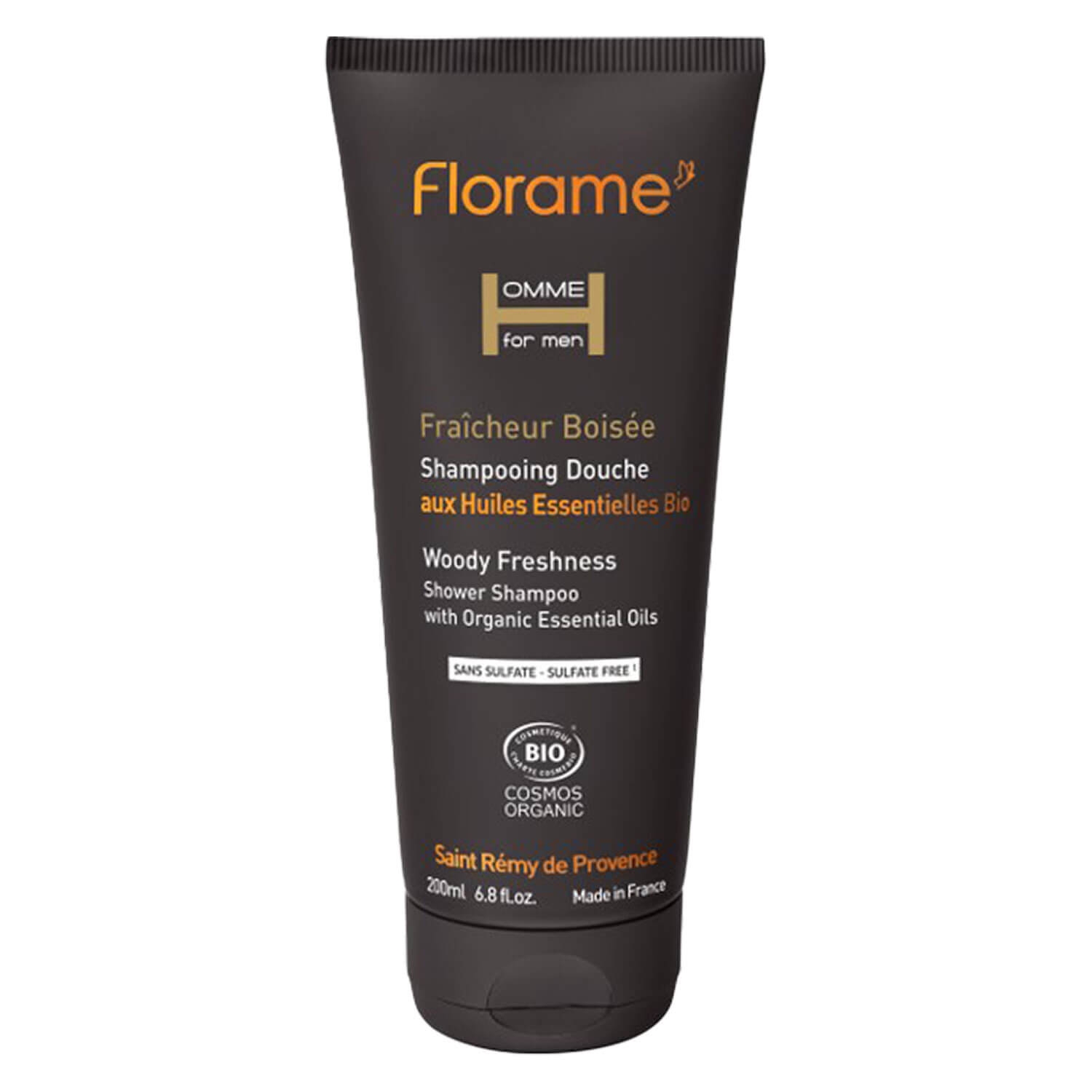 Image du produit de Florame Homme - Woody Freshness Shower Shampoo