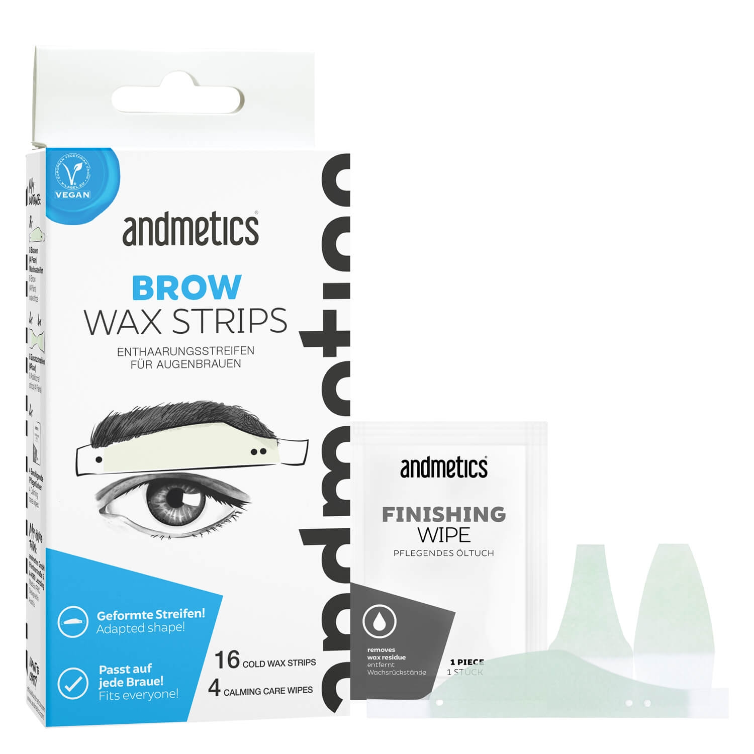 Product image from andmetics - Brow Wax Strips Men
