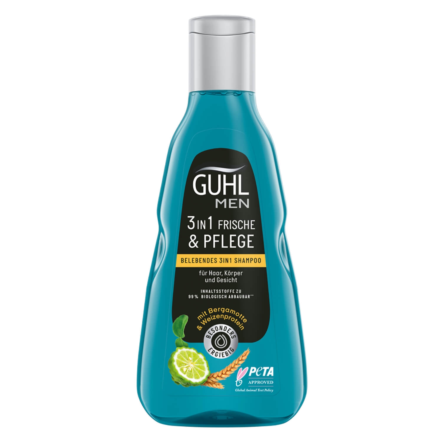 Produktbild von GUHL - MEN FRISCHE & PFLEGE Belebendes 3in1 Shampoo