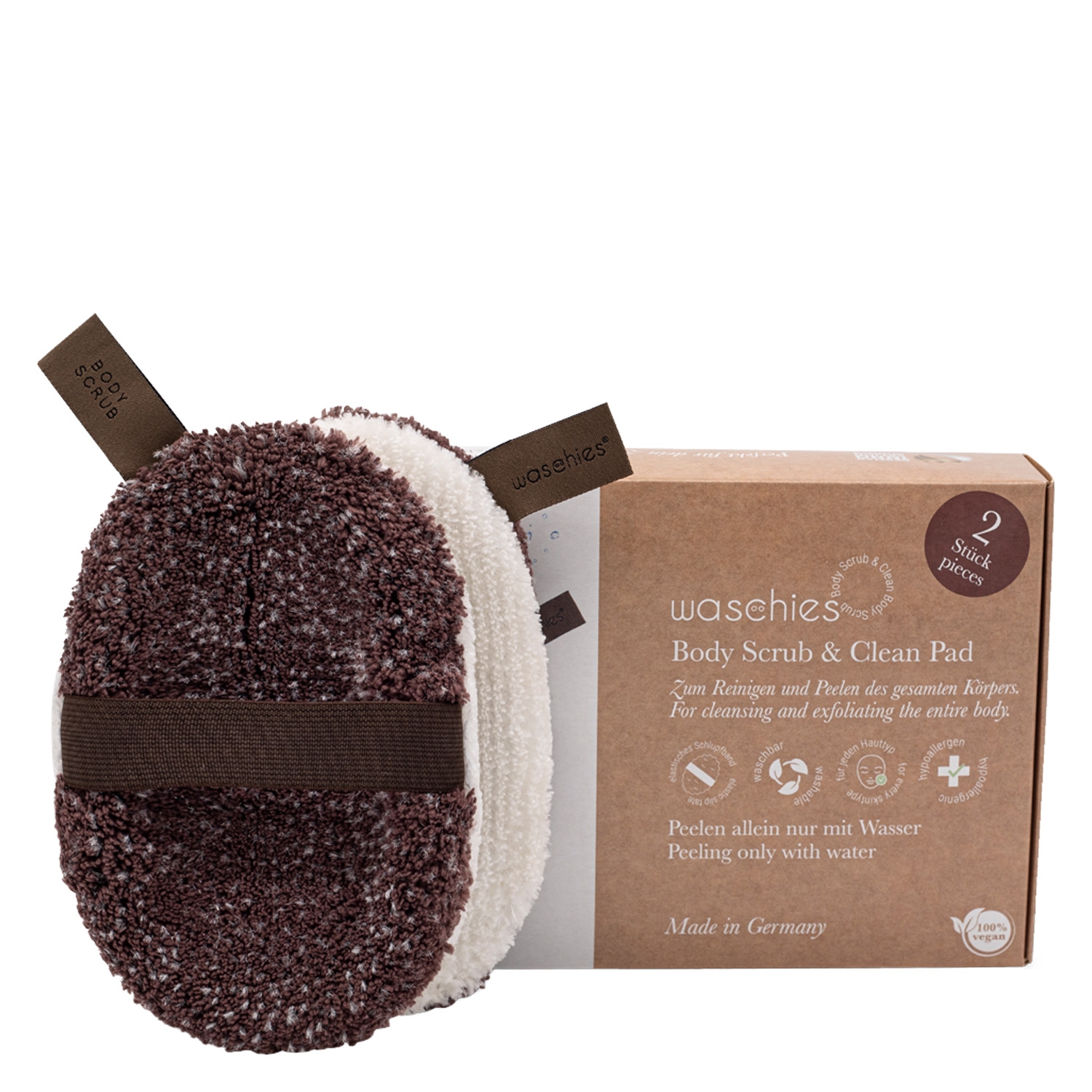 Product image from Waschies Faceline - Body Scrub & Cleanpads