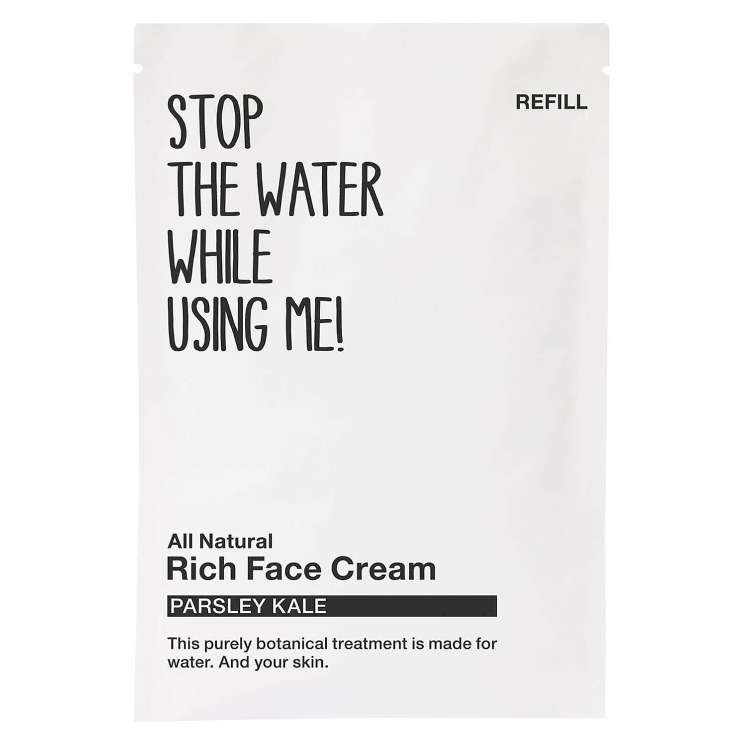 Product image from All Natural Face - Refill Rich Face Cream Parsley Kale