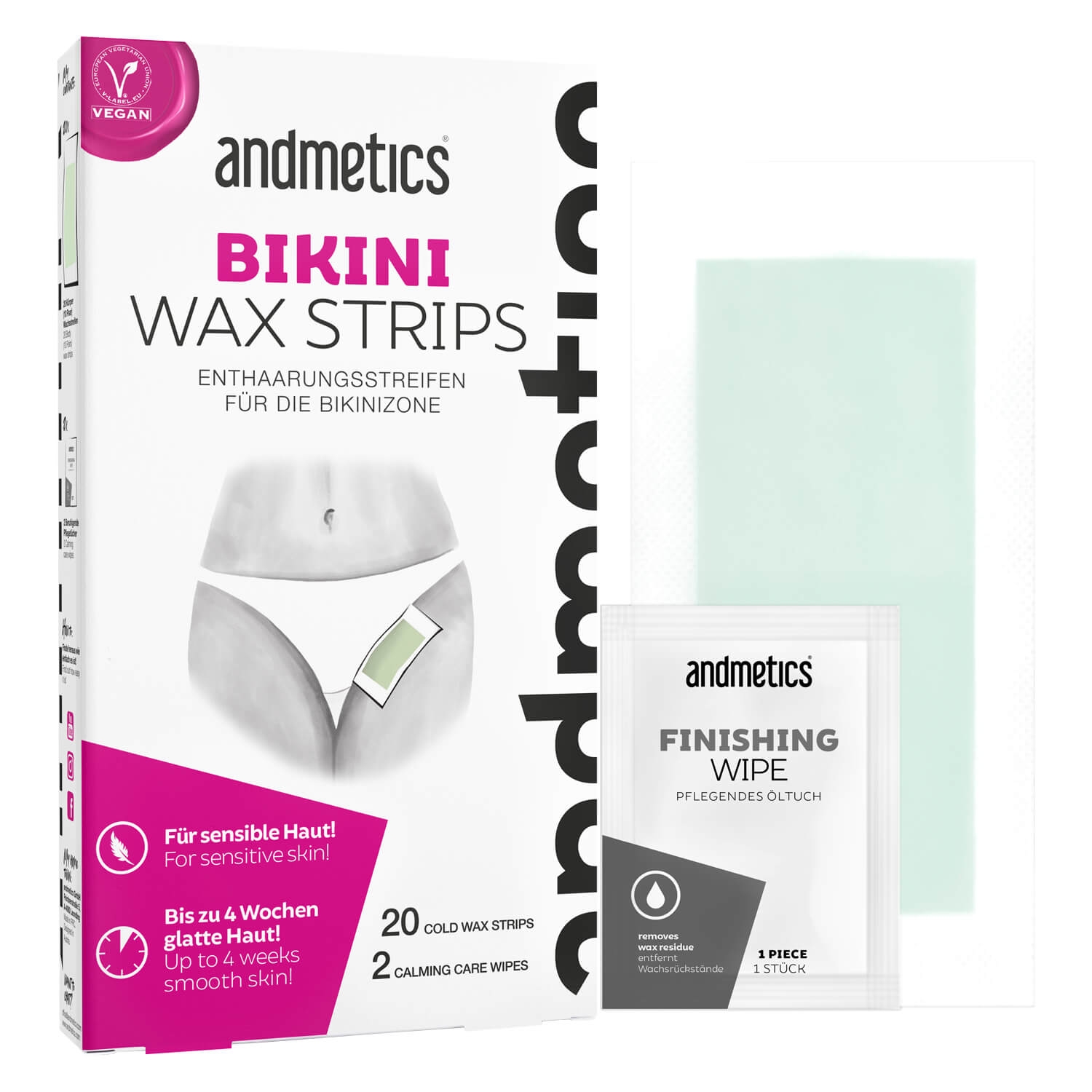 Produktbild von andmetics - Bikini Wax Strips