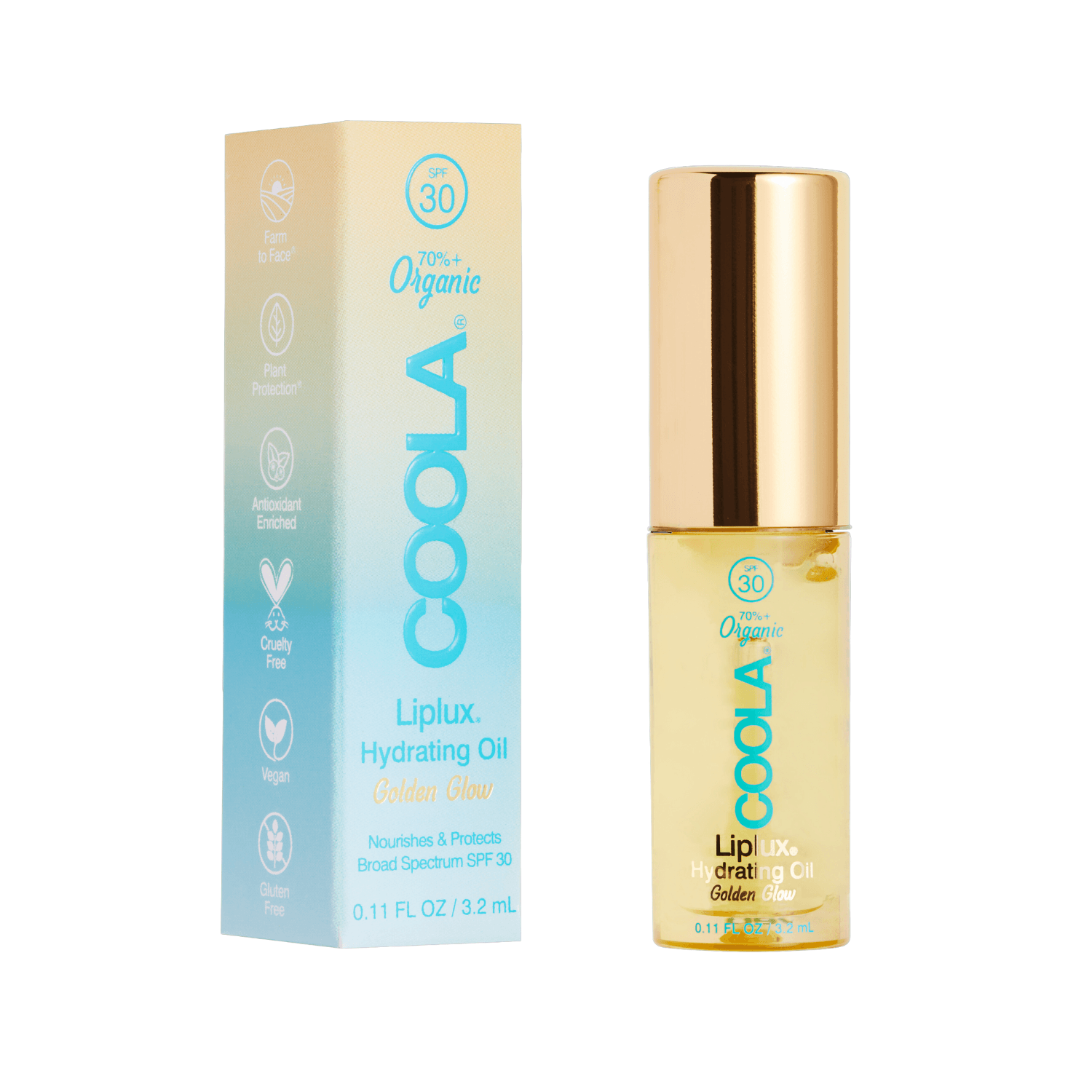Image du produit de COOLA - Classic Liplux Organic Hydrating Lip Oil Sunscreen SPF30