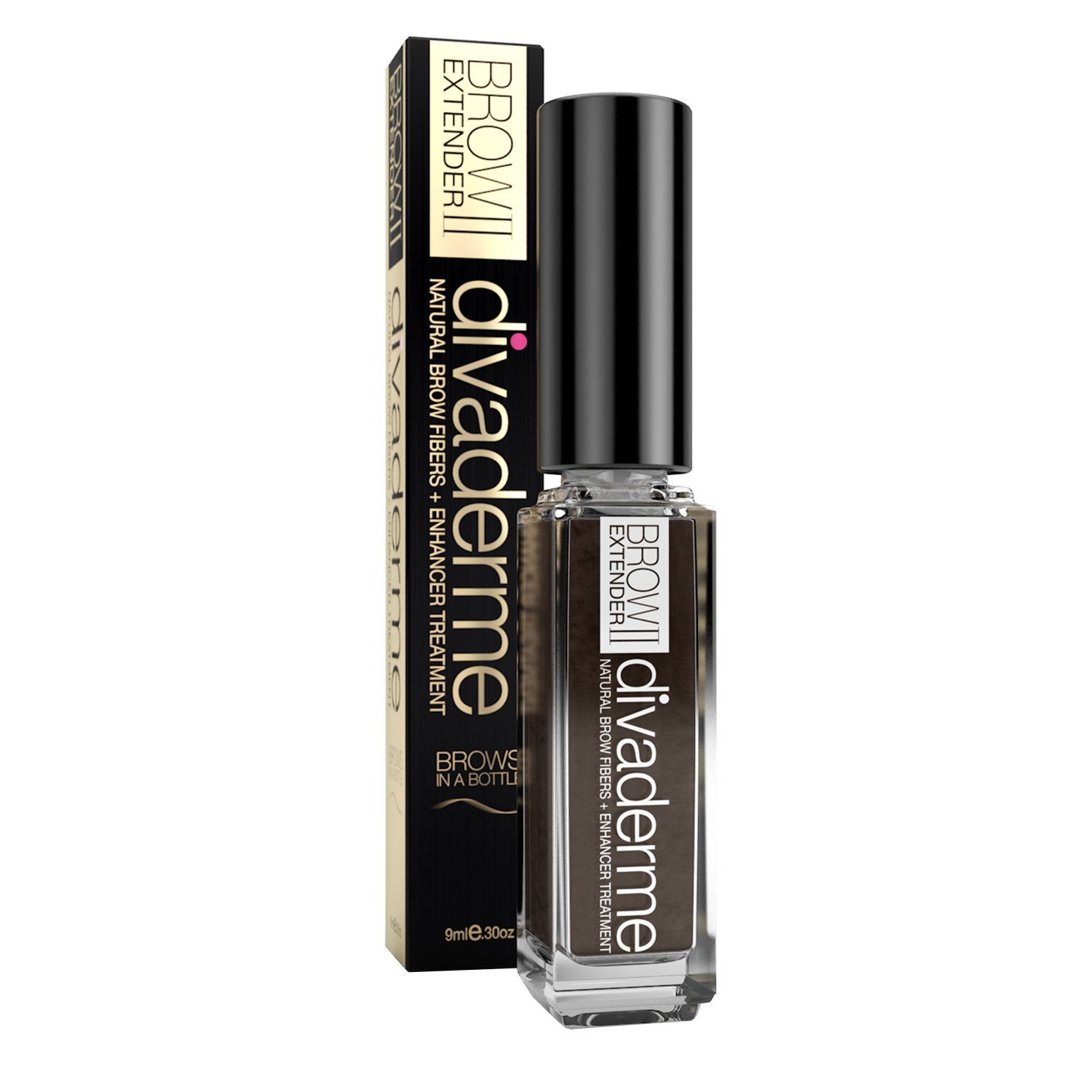 Product image from Divaderme - Brow Extender II Chocolate Brown