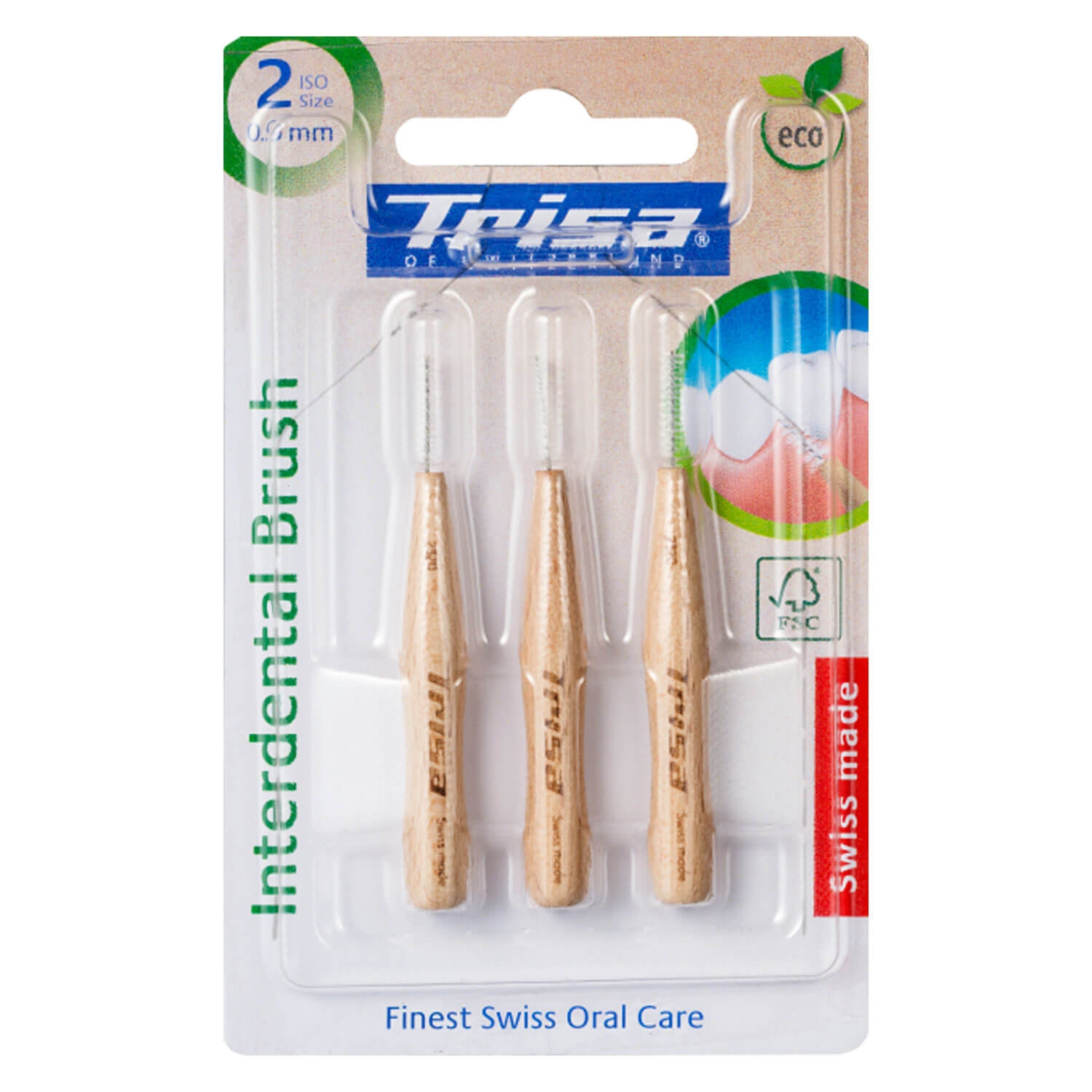 Image du produit de Trisa Oral Care - Interdental Brush Holz 0.9mm