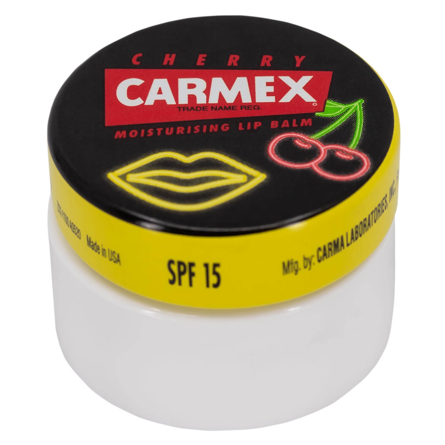 Produktbild von CARMEX - Moisturising Lip Balm Cherry Neon Jar Limited Edition