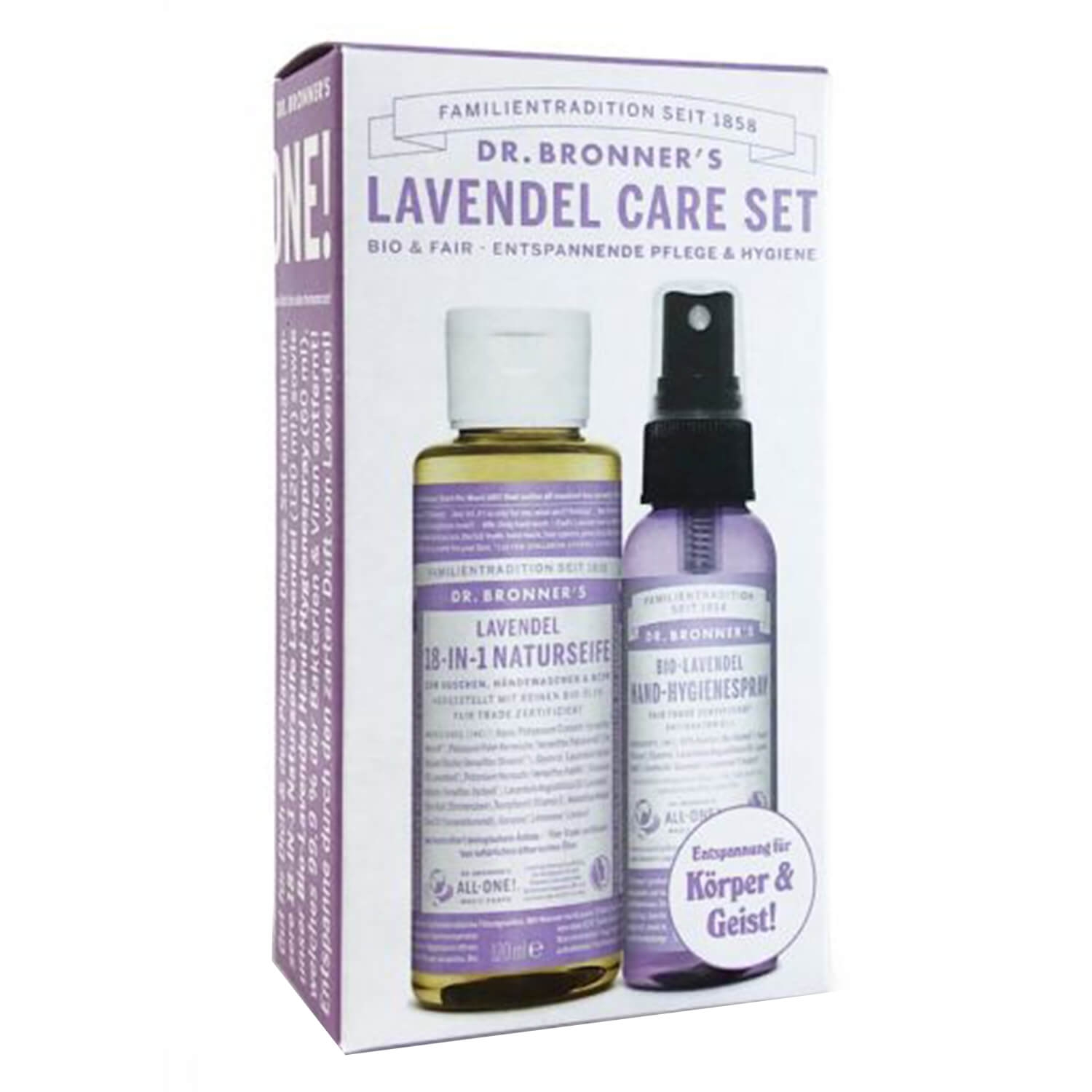 Product image from DR. BRONNER'S - Lavendel Care Set