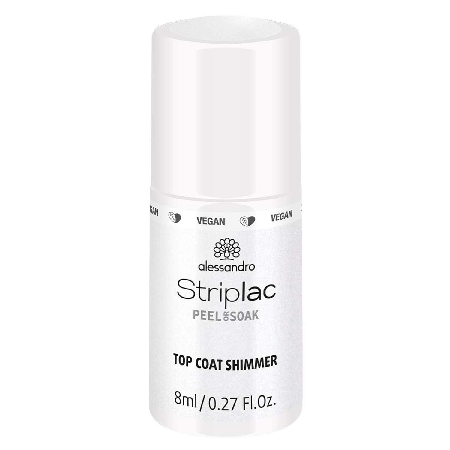 Product image from Striplac Peel or Soak - Top Coat Shimmer