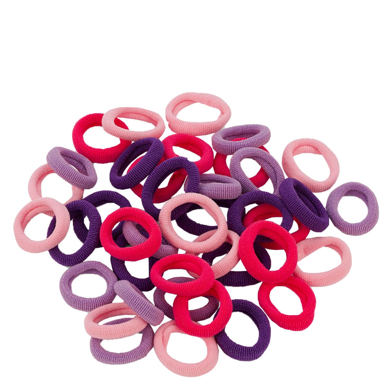 Elastisches Haargummi für Babys, rosa, pink, lila & rot