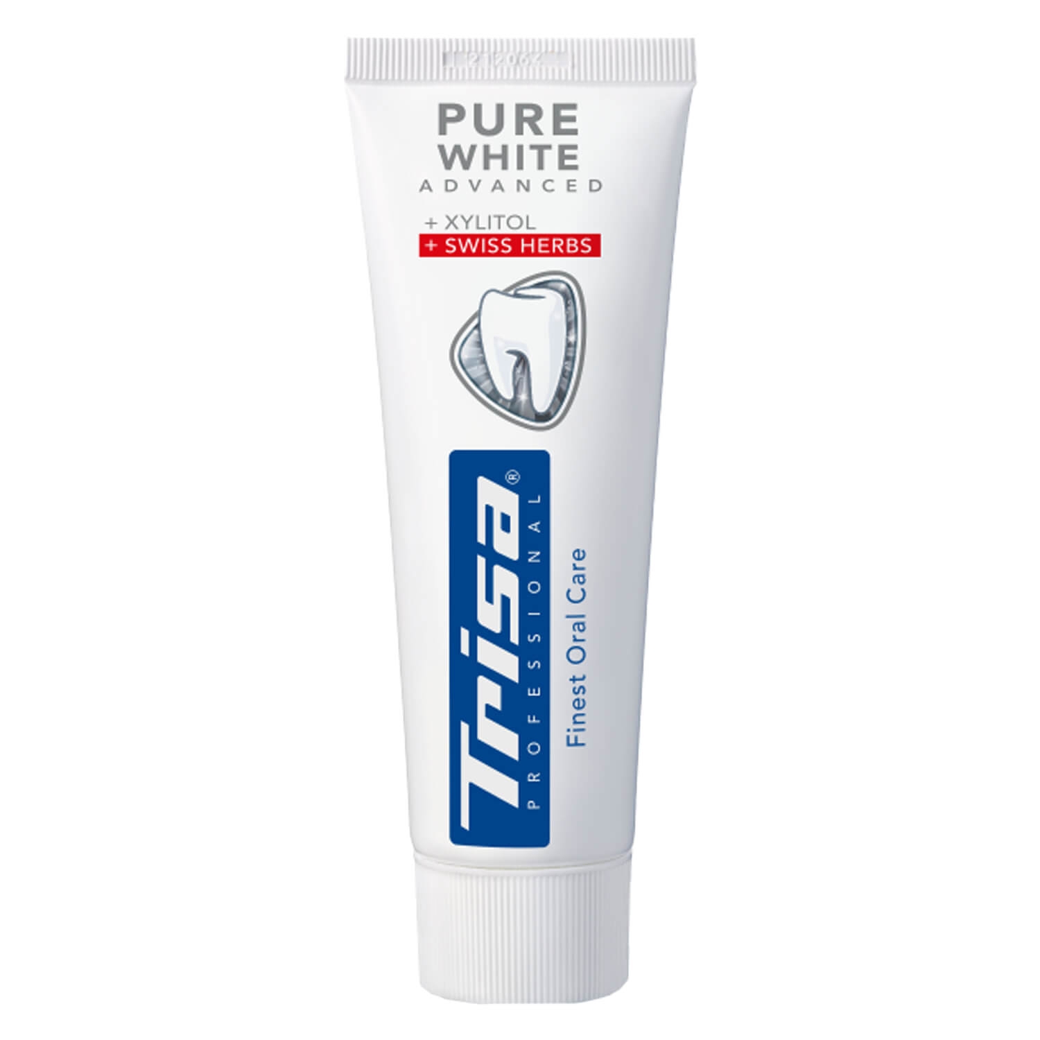 Produktbild von Trisa Oral Care - Zahnpasta Pure White Swiss Herbs
