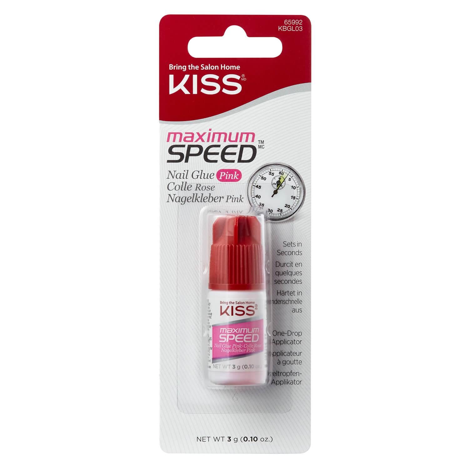KISS Nails - Maximum Speed Pink Nail Glue