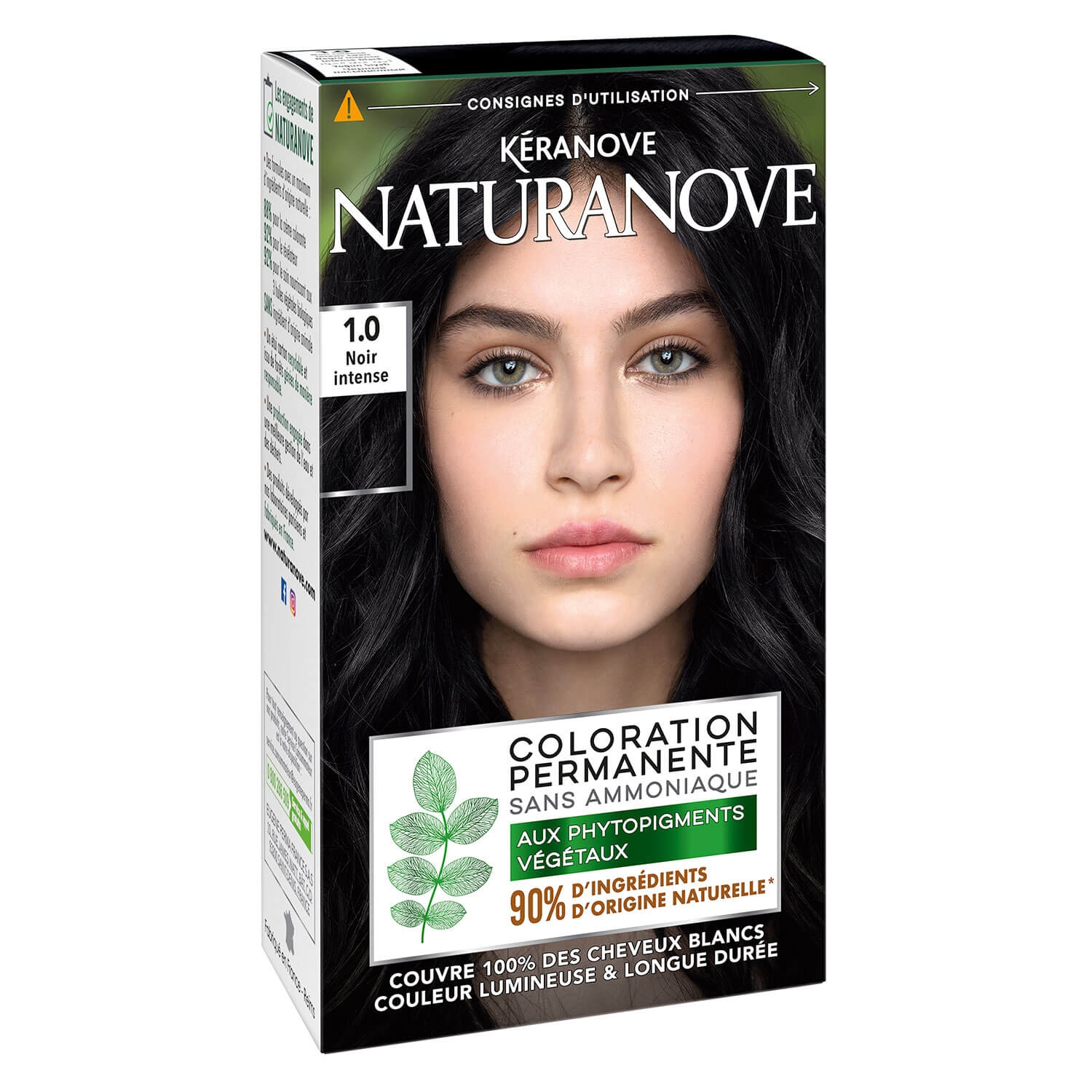 Product image from Naturanove - Dauerhafte Haarfarbe Schwarz 1.0