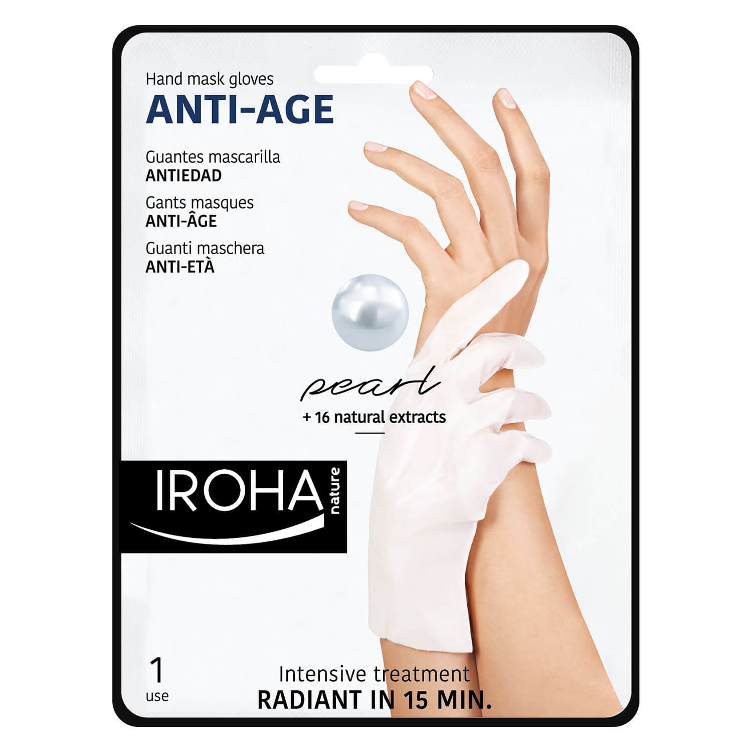 Image du produit de Iroha Nature - Hand Mask Gloves Anti-Age Pearl