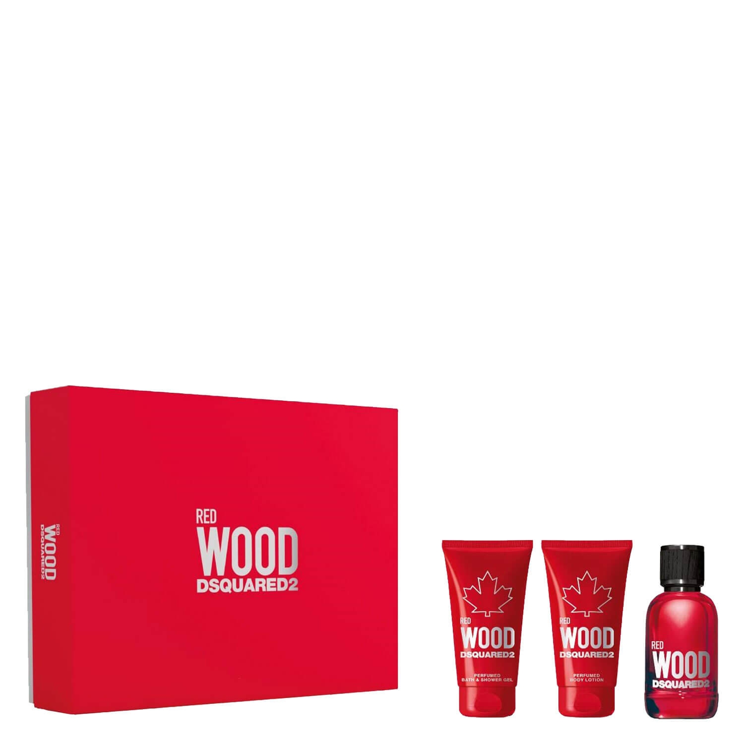 Image du produit de DSQUARED2 WOOD - Red Pour Femme Eau de Toilette Set