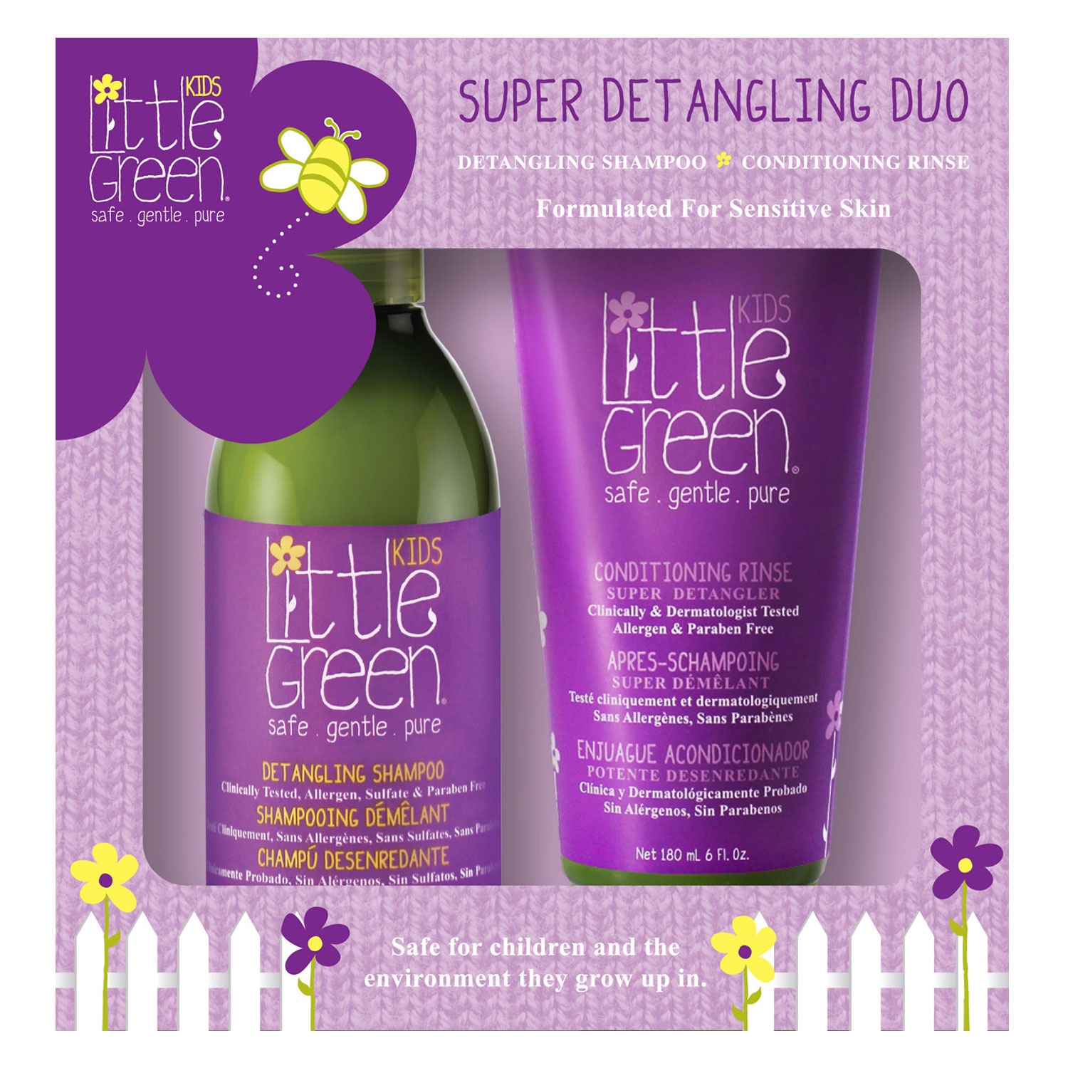 Product image from Little Green Kids - Super Detangling Duo