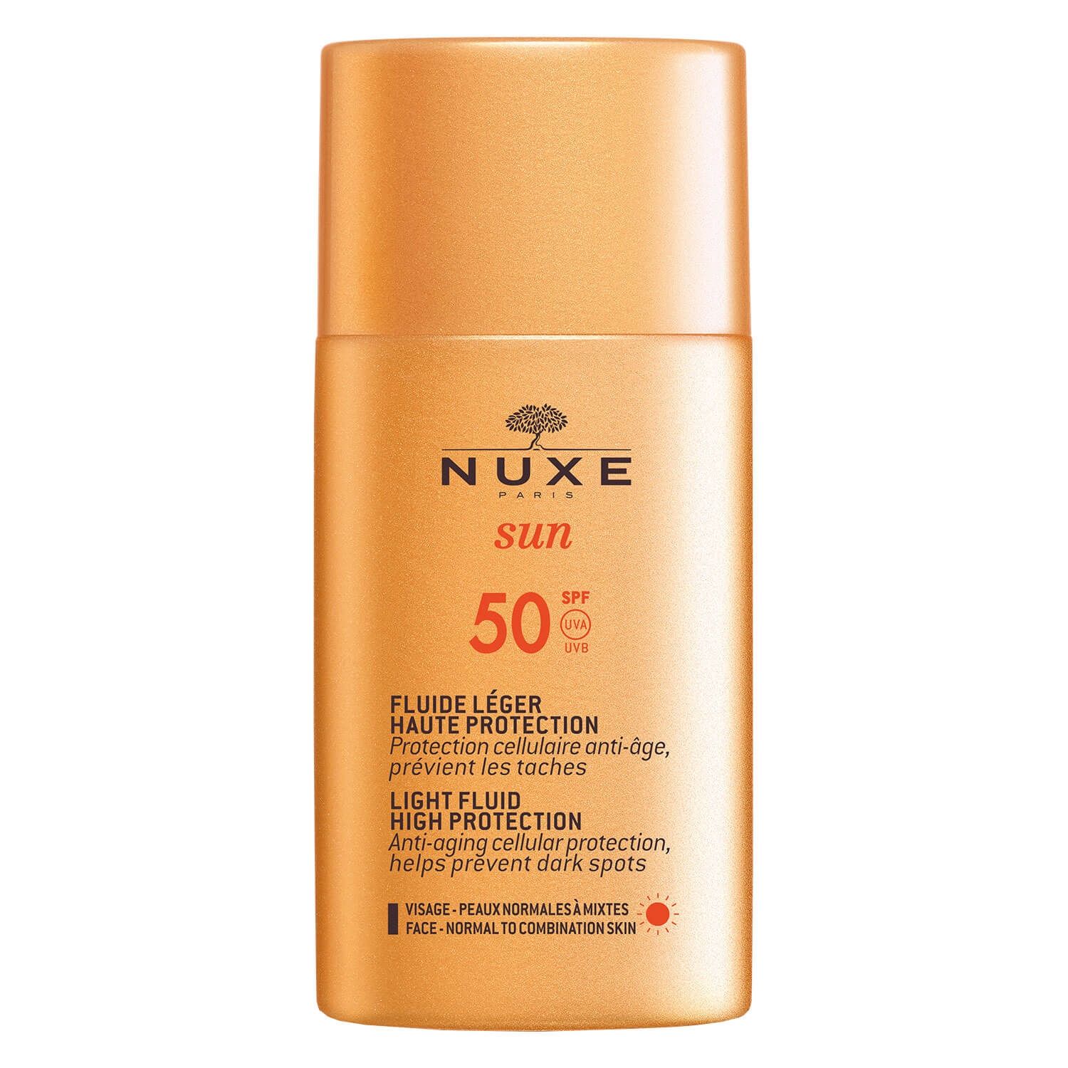 Product image from Nuxe Sun - Fluide Léger Haute Protection SPF50