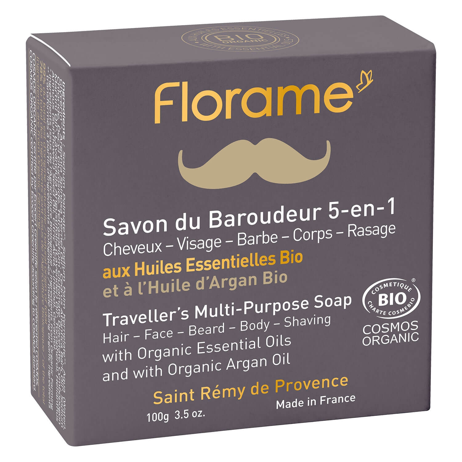 Image du produit de Florame Homme - Traveller's Multi-Purpose Soap