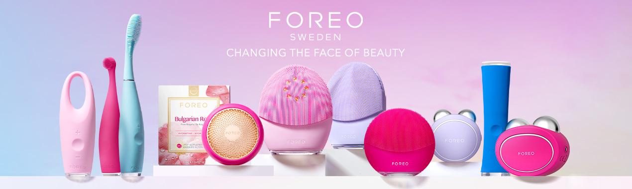 Brand banner from Foreo