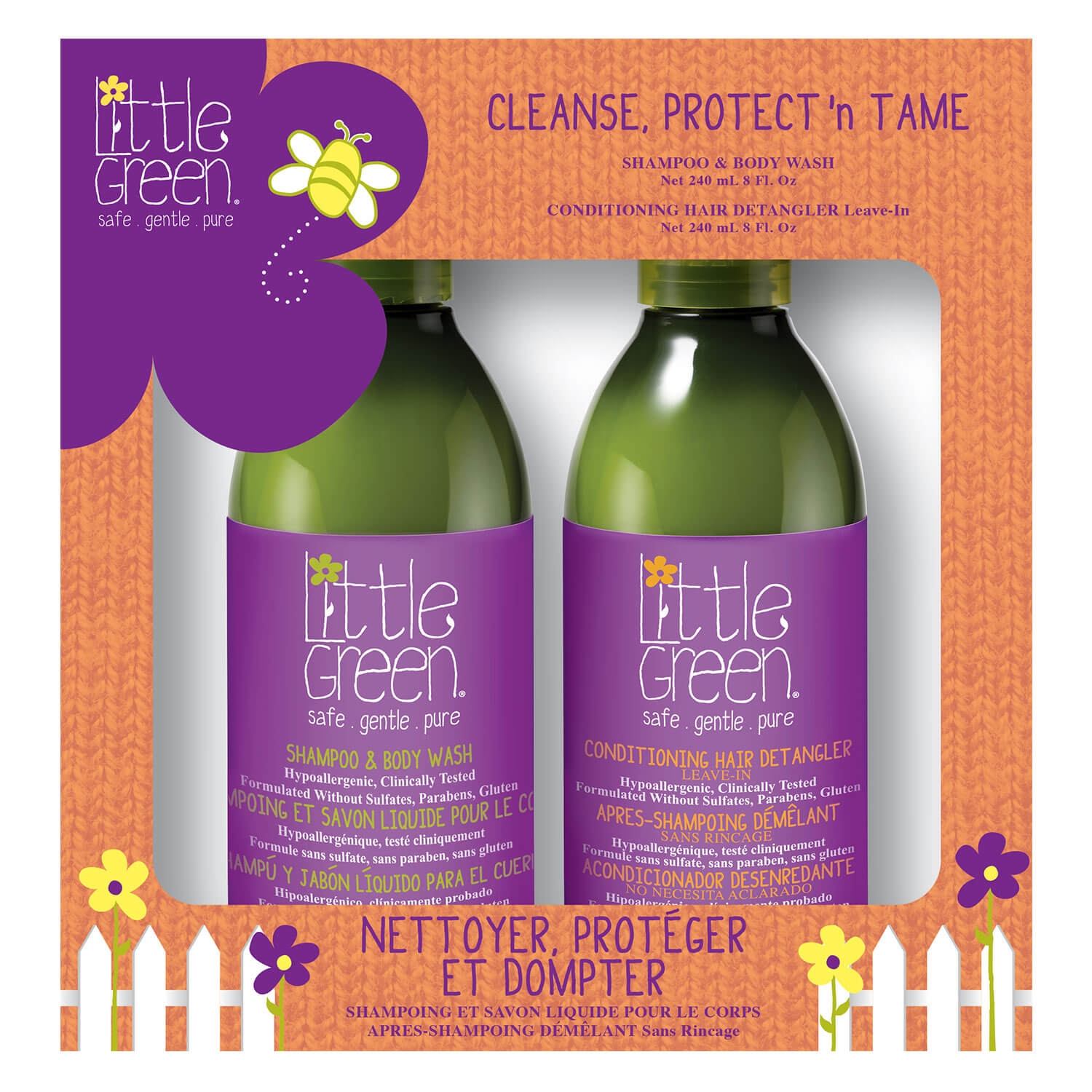 Produktbild von Little Green Kids - Cleanse Protect'n Tame Duo
