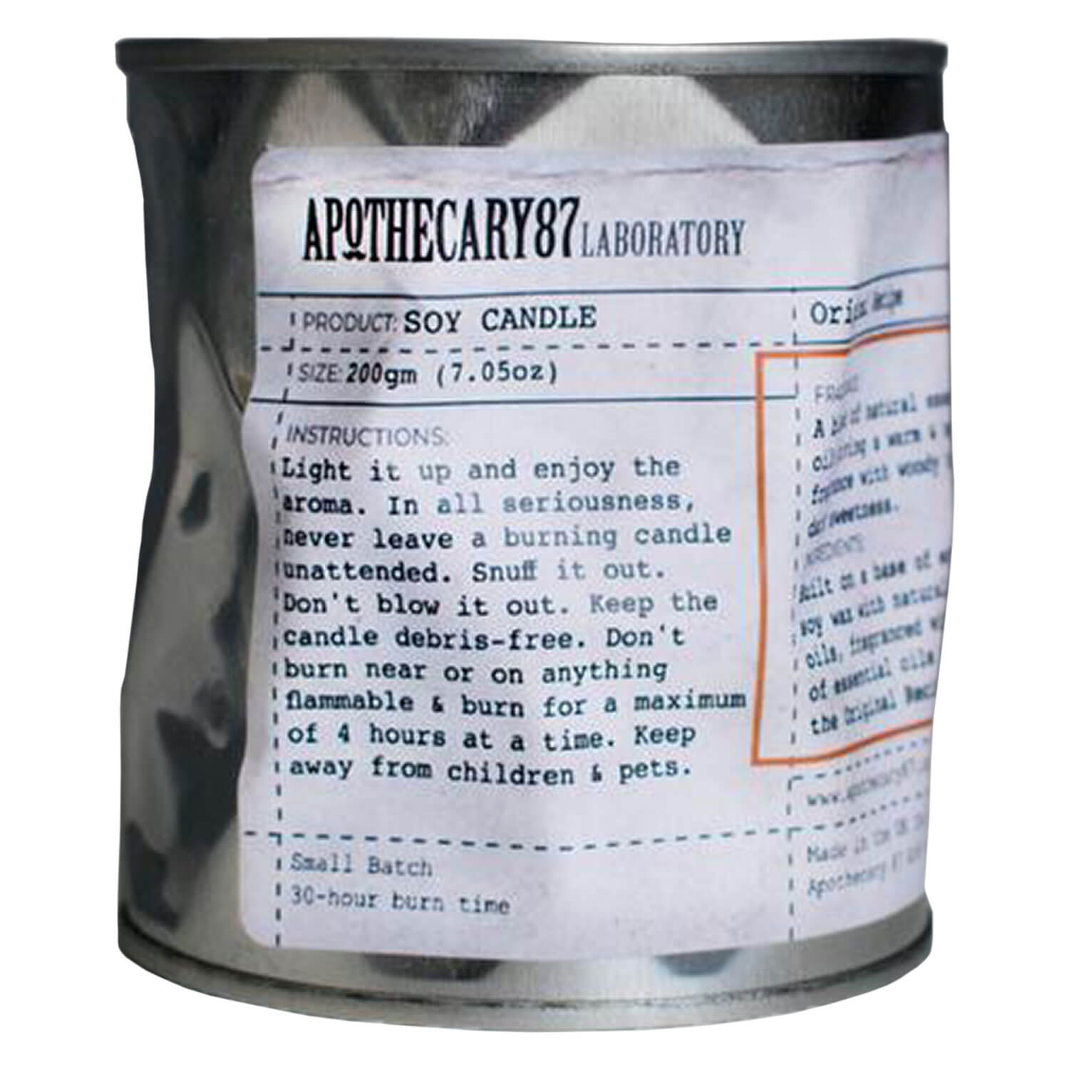 Image du produit de Apothecary87 Grooming - Soy Candle Original Recipe