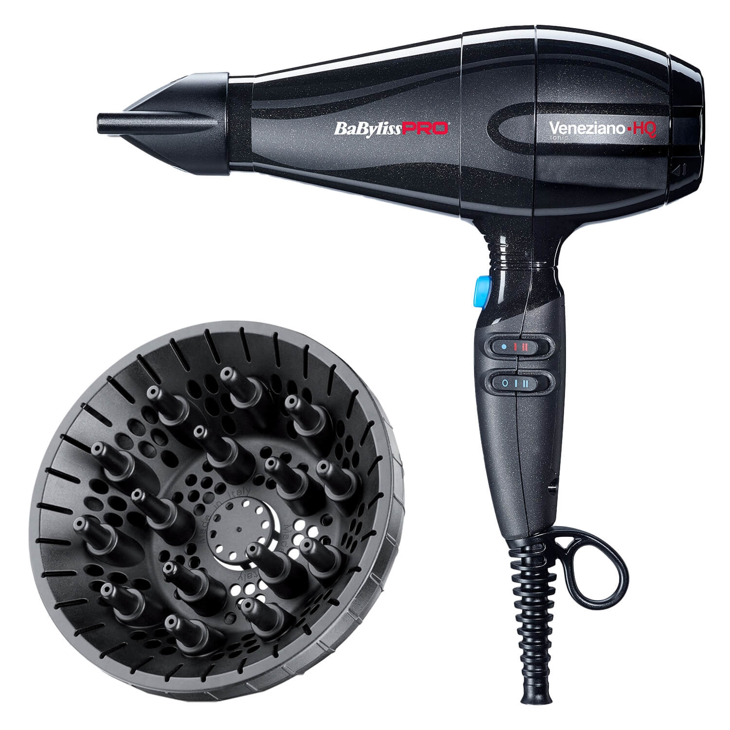 Product image from BaByliss Pro - Veneziano-HQ 2200W Ionic BAB6960IE + Diffuser BABD11E