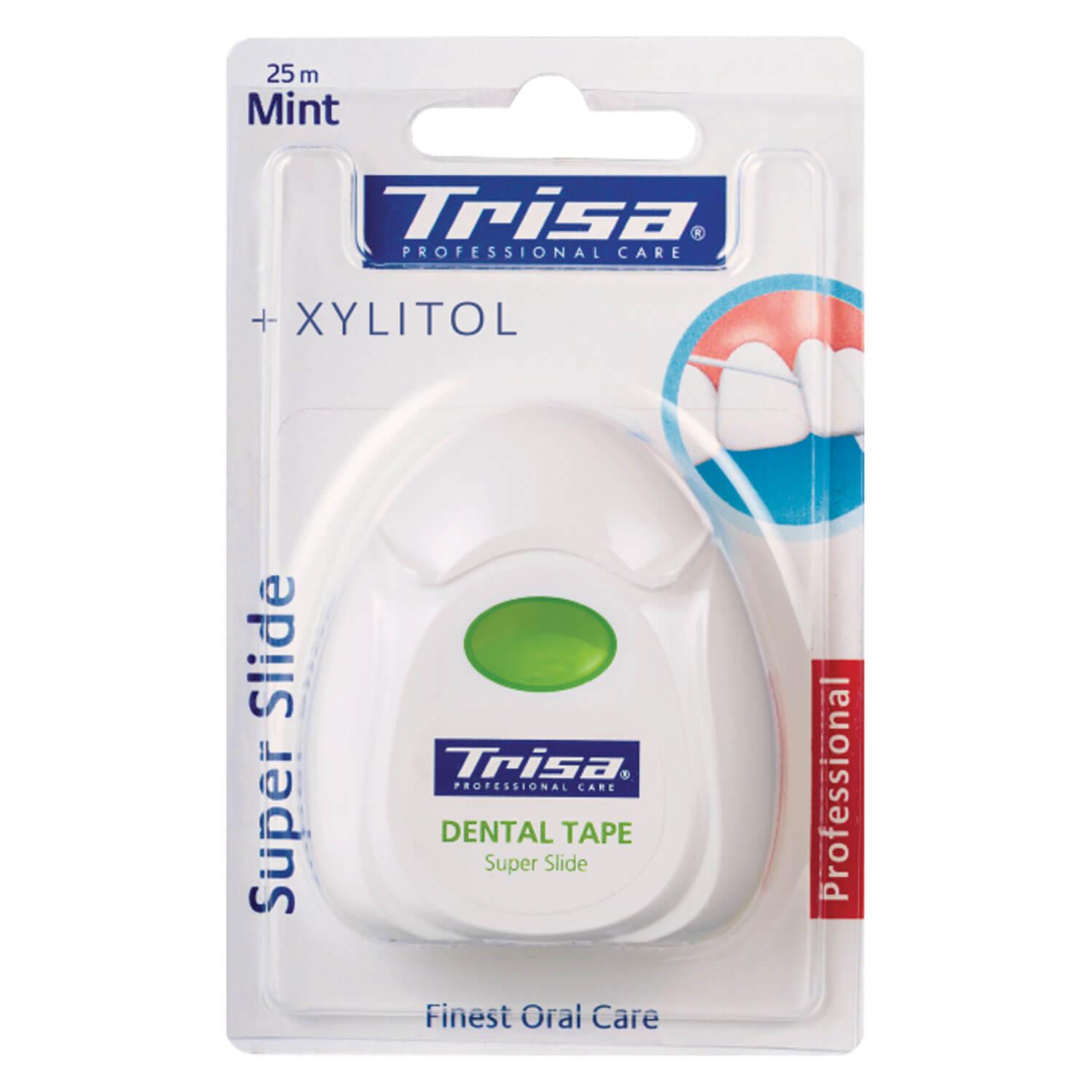 Trisa Oral Care - Zahnseide Super Slide Mint