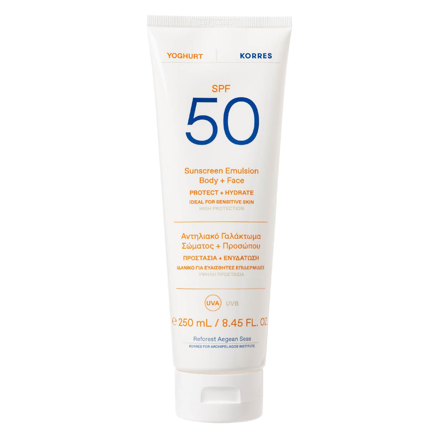 Korres Care - Yoghurt Sunscreen Emulsion Body + Face SPF50