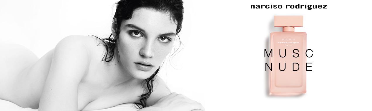 Brand banner from Narciso Rodriguez