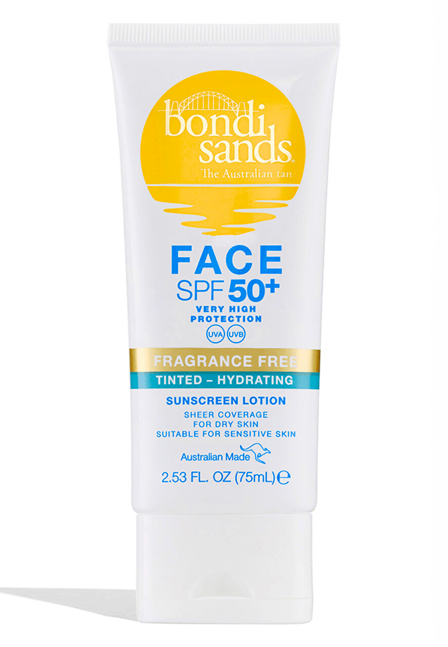 Image du produit de SPF50+ Fragrance Free - Bondi Sands SPF 50+ Fragrance Free Hydrating Tinted Face Lotion