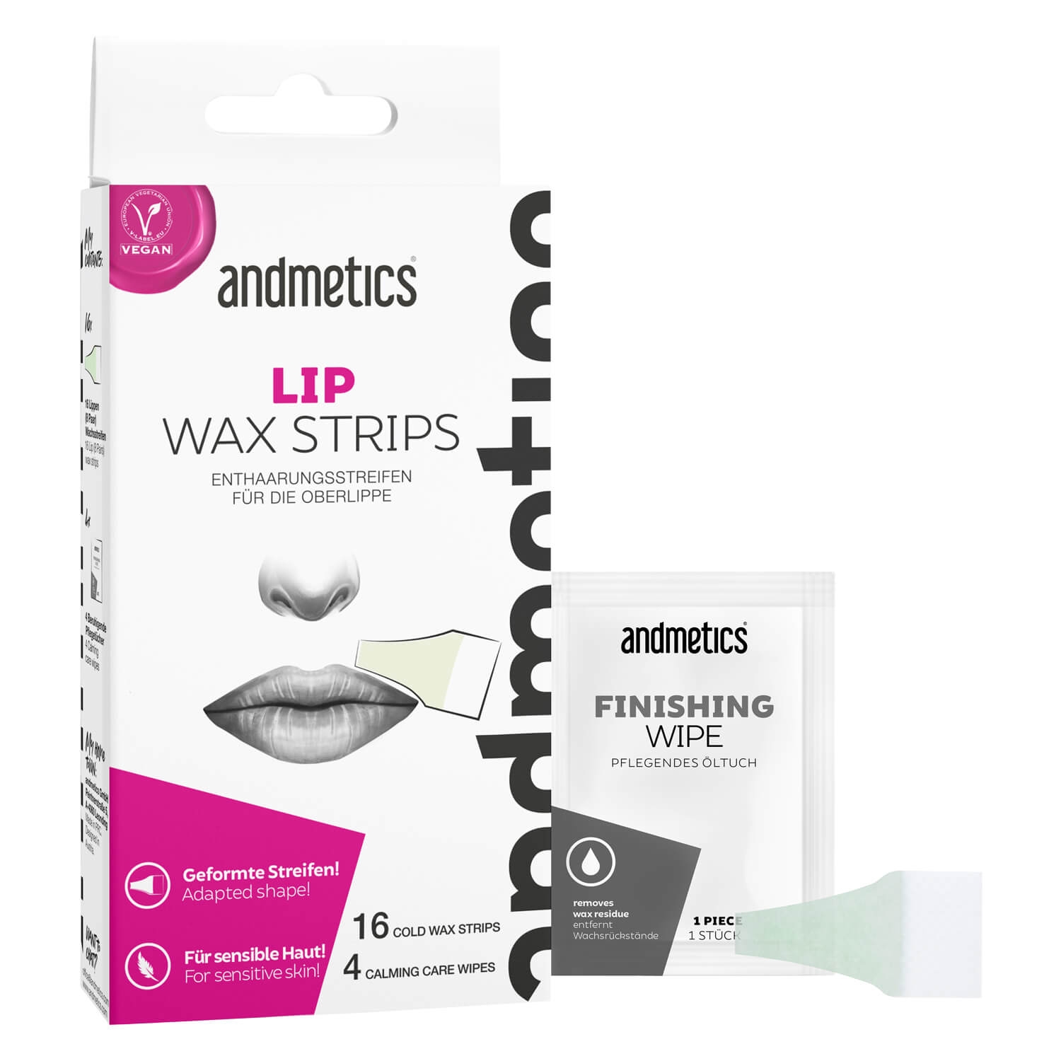 Produktbild von andmetics - Lip Wax Strips