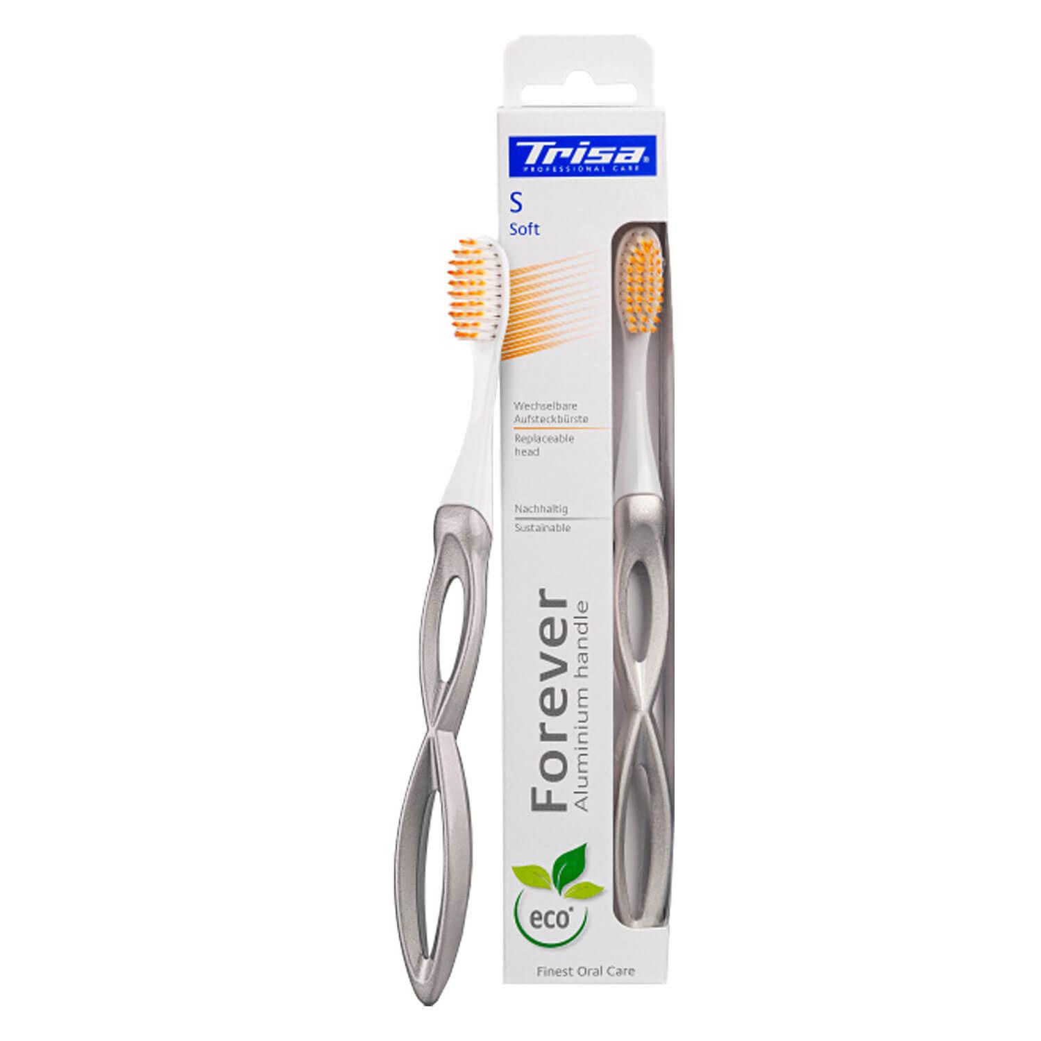 Trisa Oral Care - Replaceable Head Forever Soft Silver