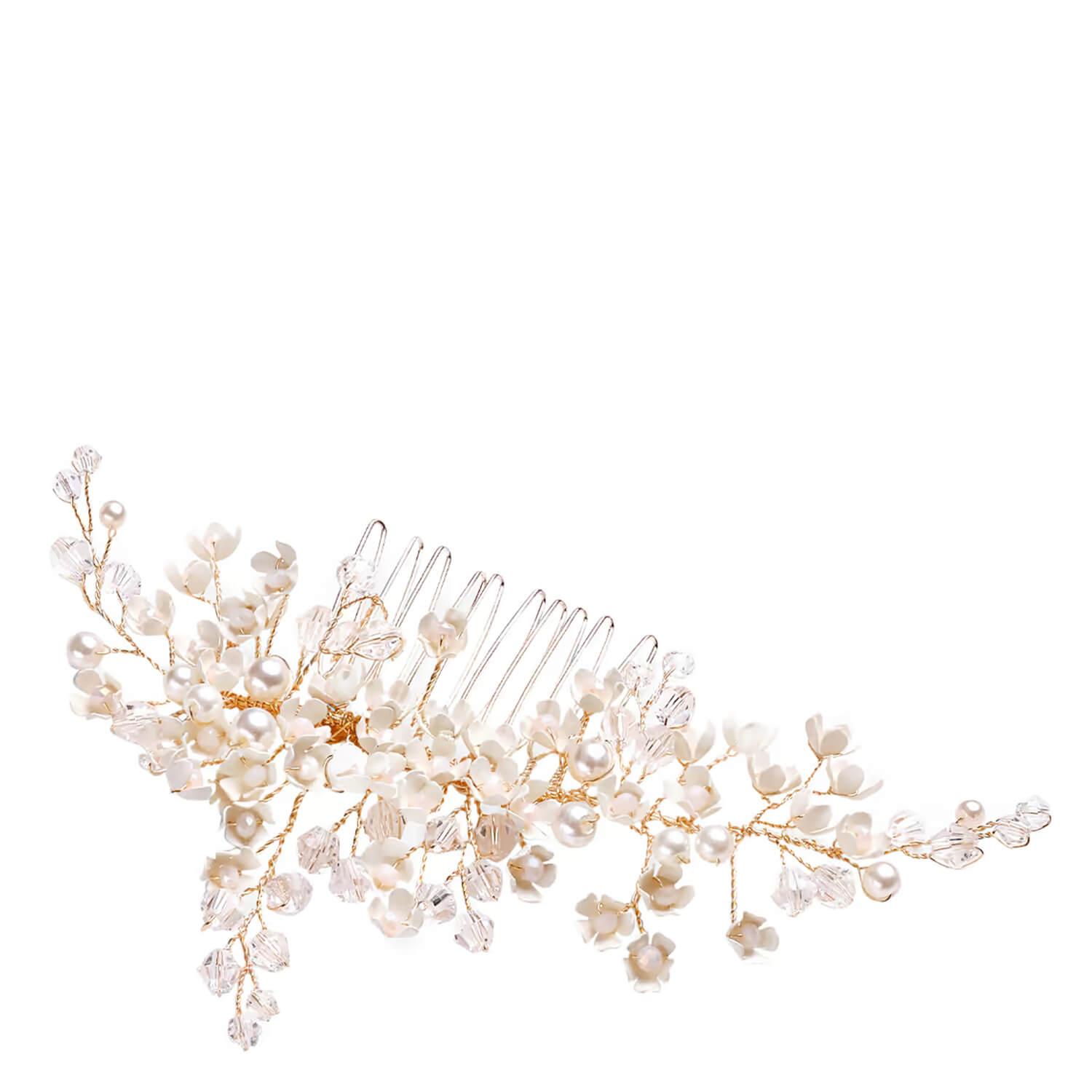 Celebride Hair Comb Blossoms And Pearls