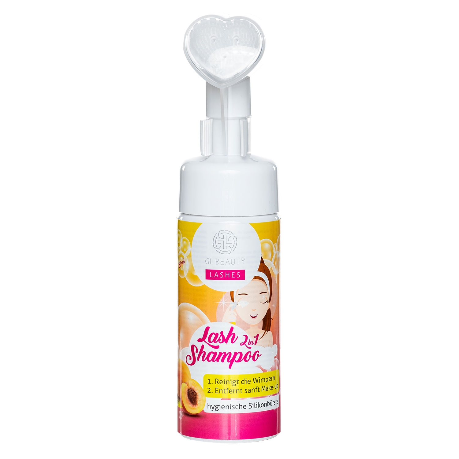 Product image from GL Beautycompany - Lash Shampoo 2in1 Peach