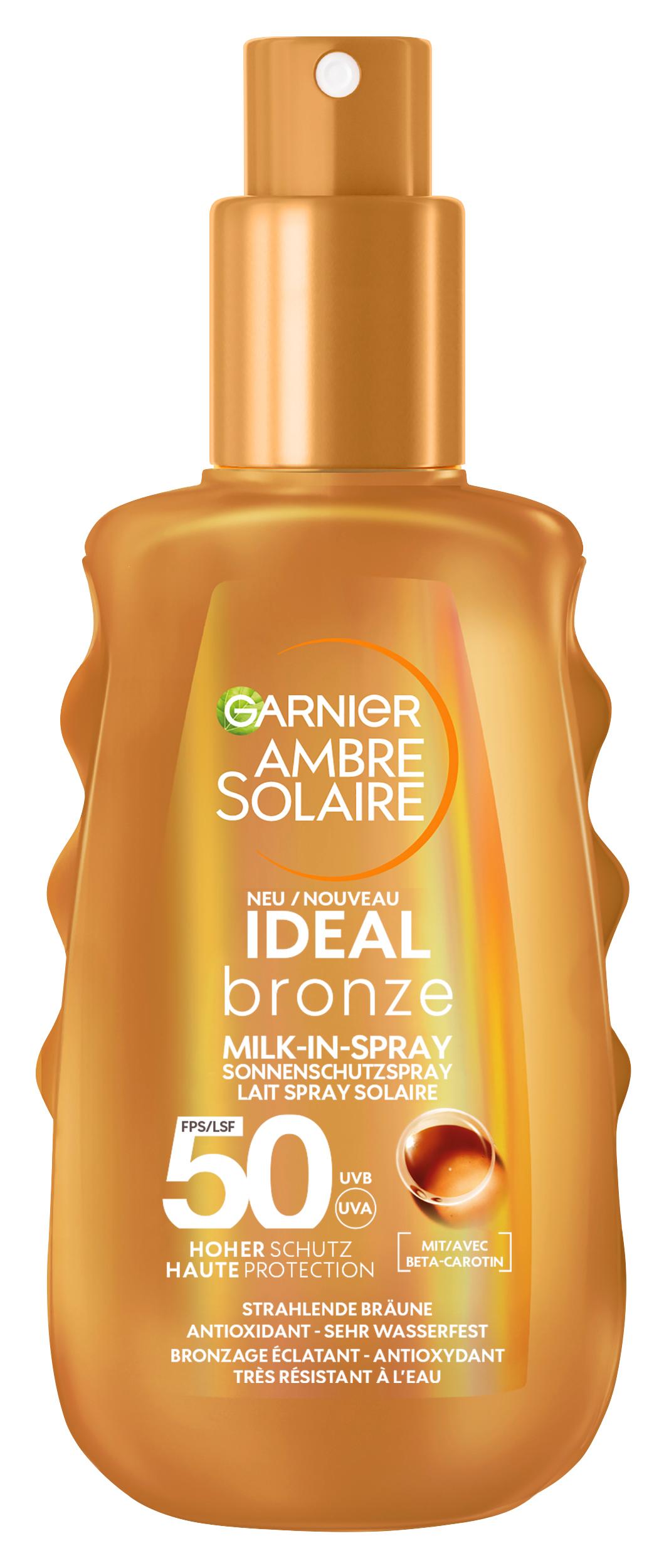 Ambre Solaire - Ideal Bronze Milk-in-Spray Sunscreen Spray SPF 50