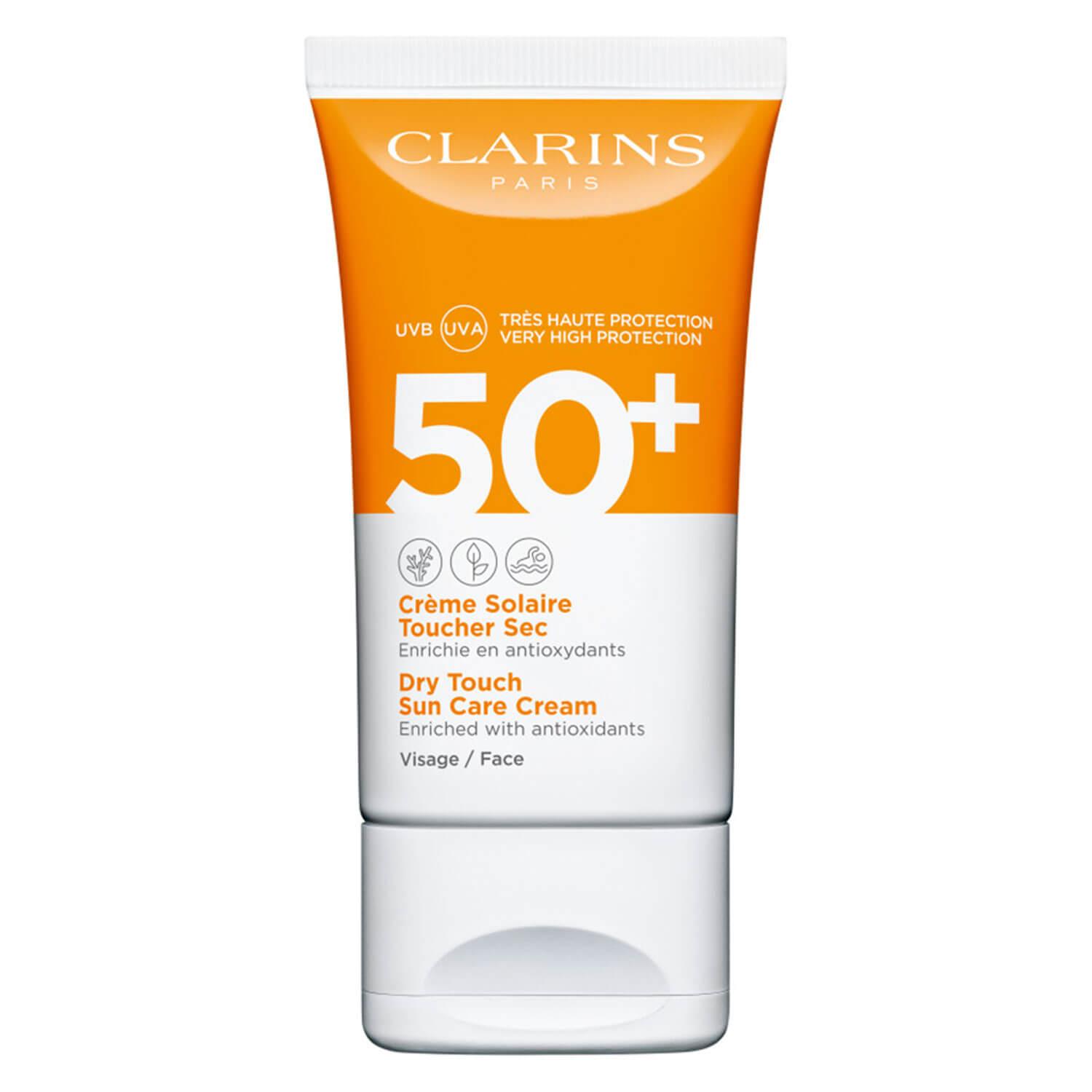 Clarins Sun - Crème Solaire Toucher Sec Visage SPF50+