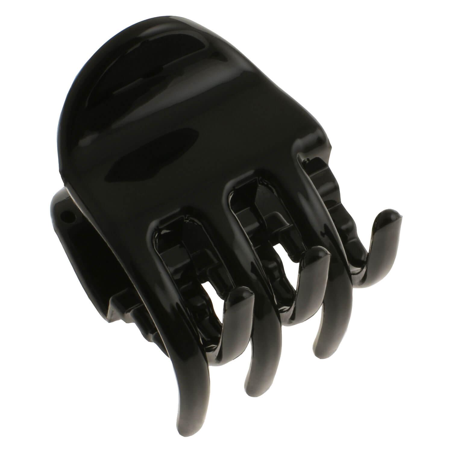 DailyGO - Pince à cheveux crabe noire en plastique 3.5cm