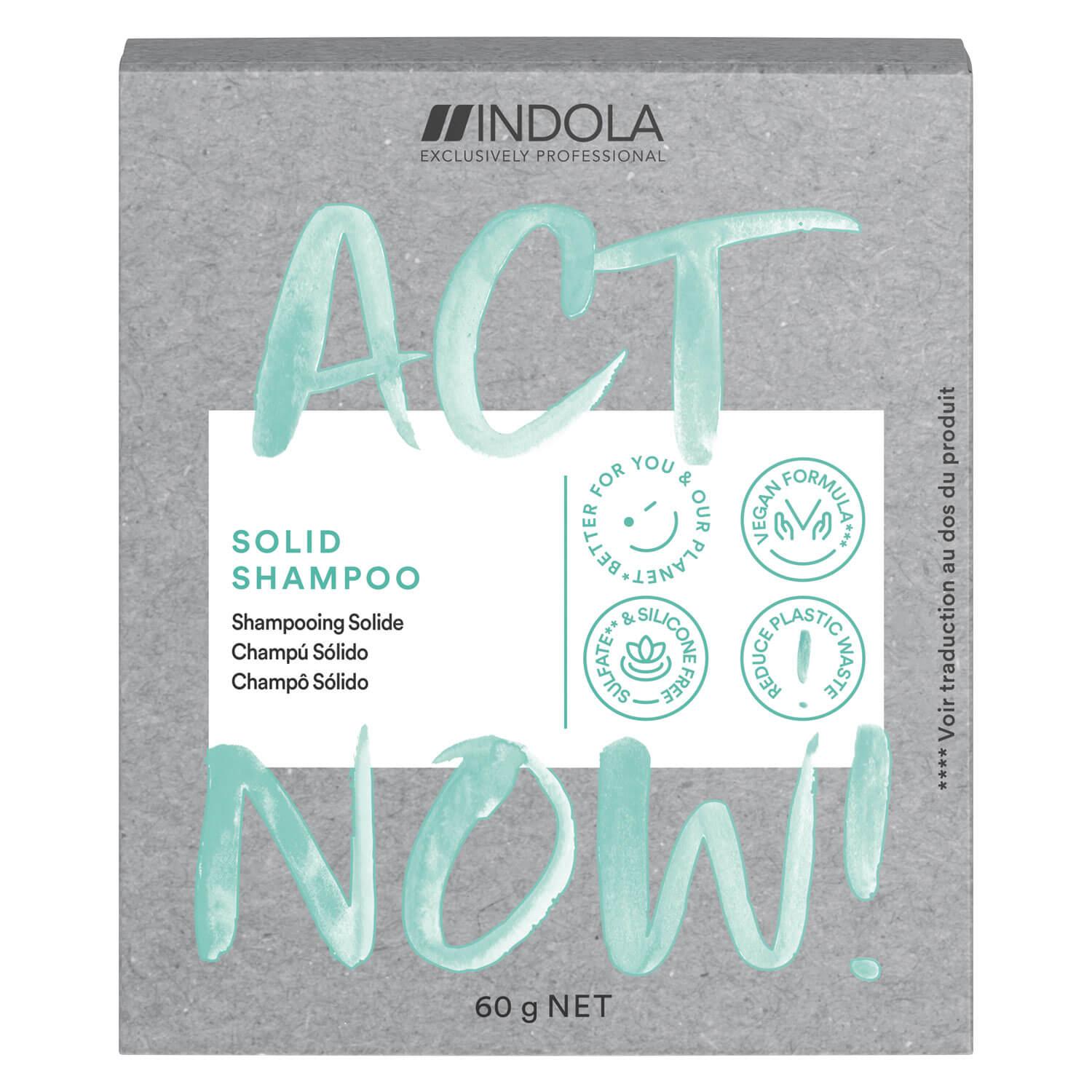 ACT NOW - Solid Shampoo