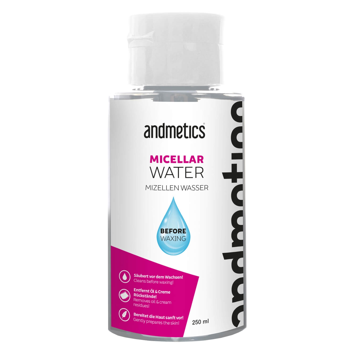 Produktbild von andmetics - Micellar Water Before Waxing