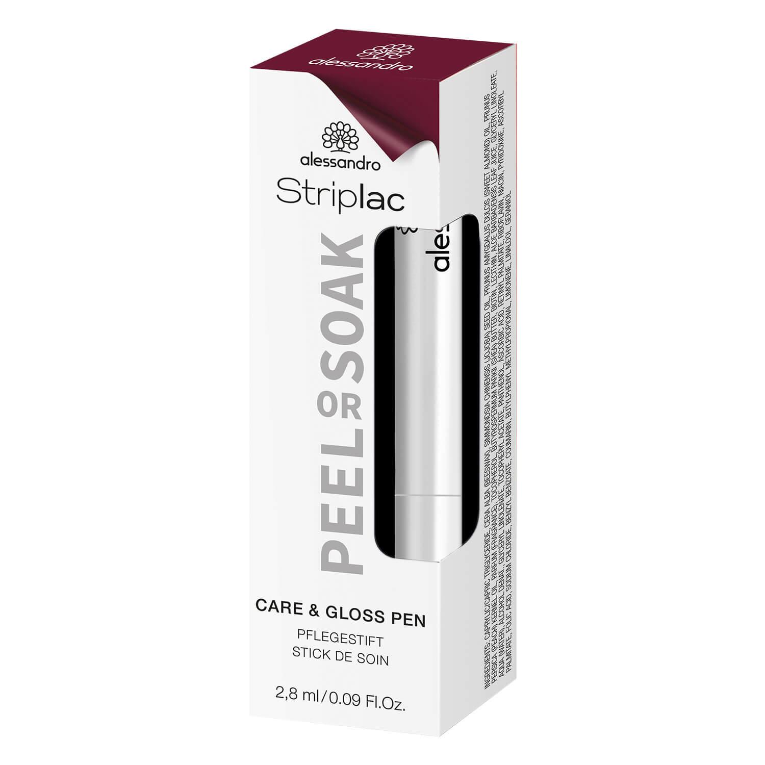 Striplac Peel or Soak - Care & Gloss Pen