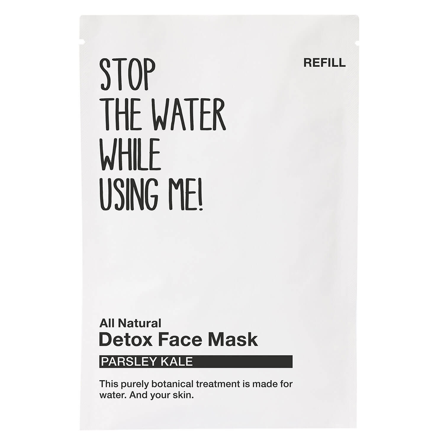 Product image from All Natural Face - Refill Detox Face Mask Parsley Kale
